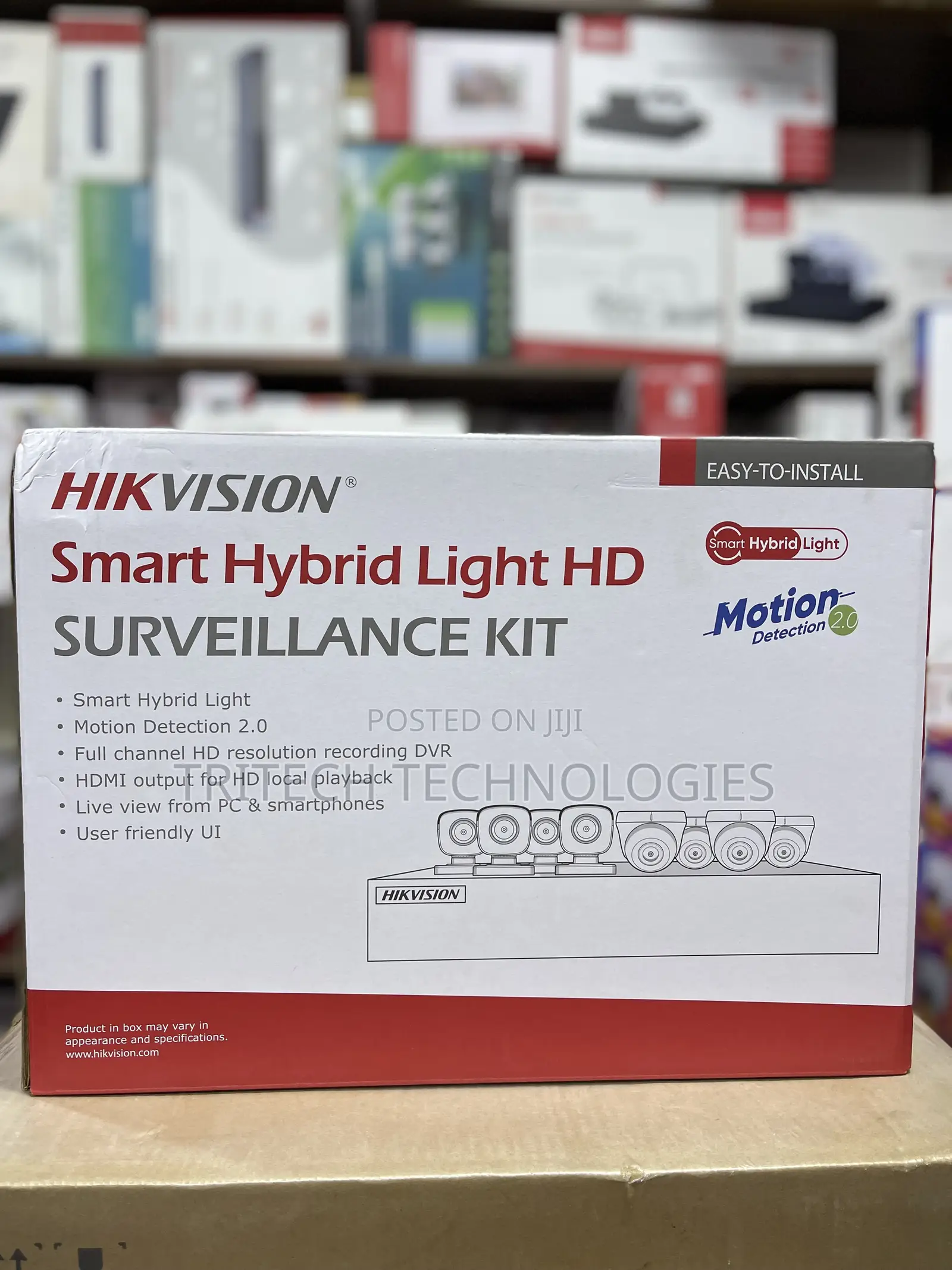 Hikvision 8ch Kit Full Color Smart Hybrid With Audio No HDD