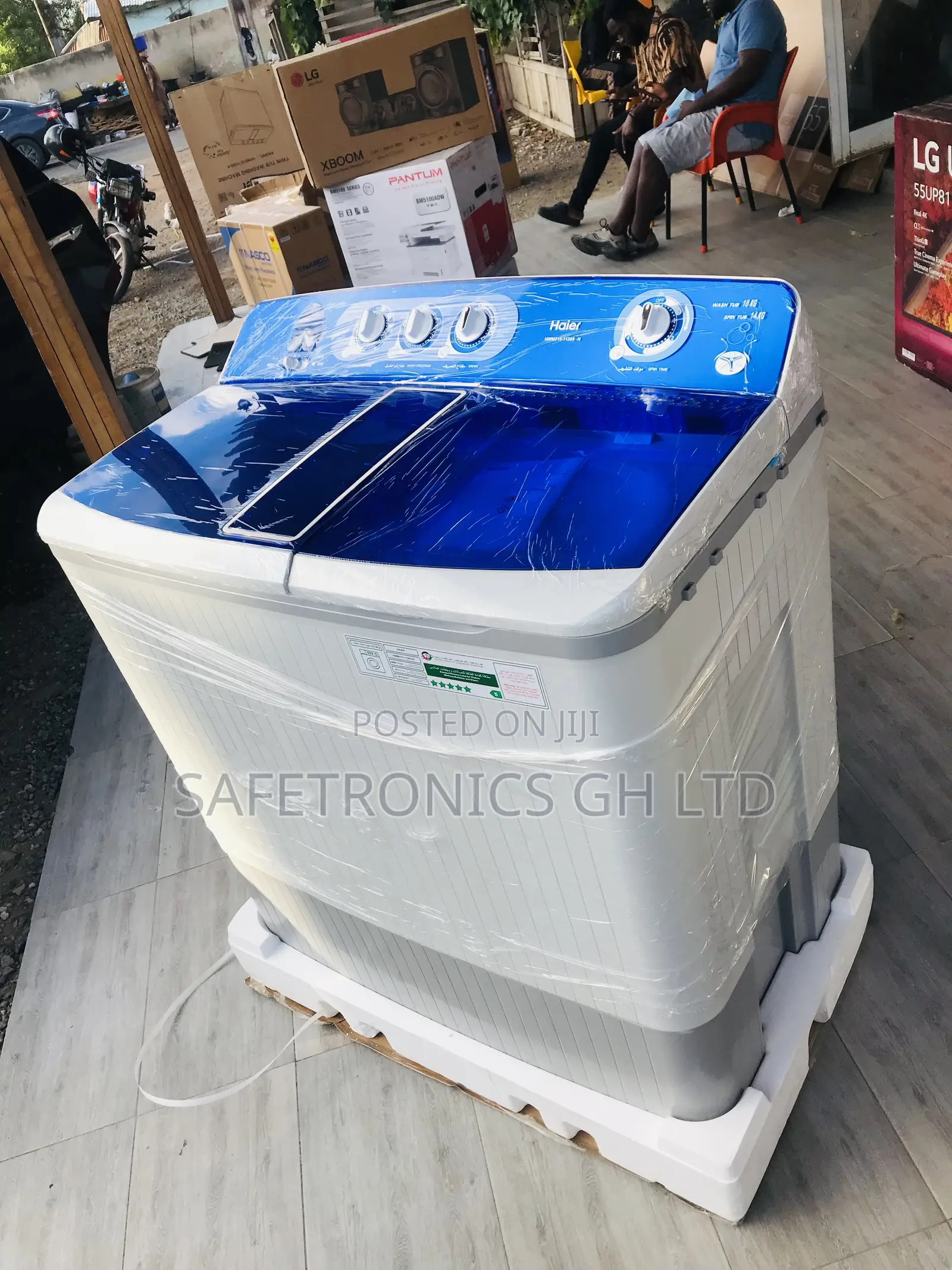 Semi Auto Reliable Haier 18kg Topload Washingmachine 