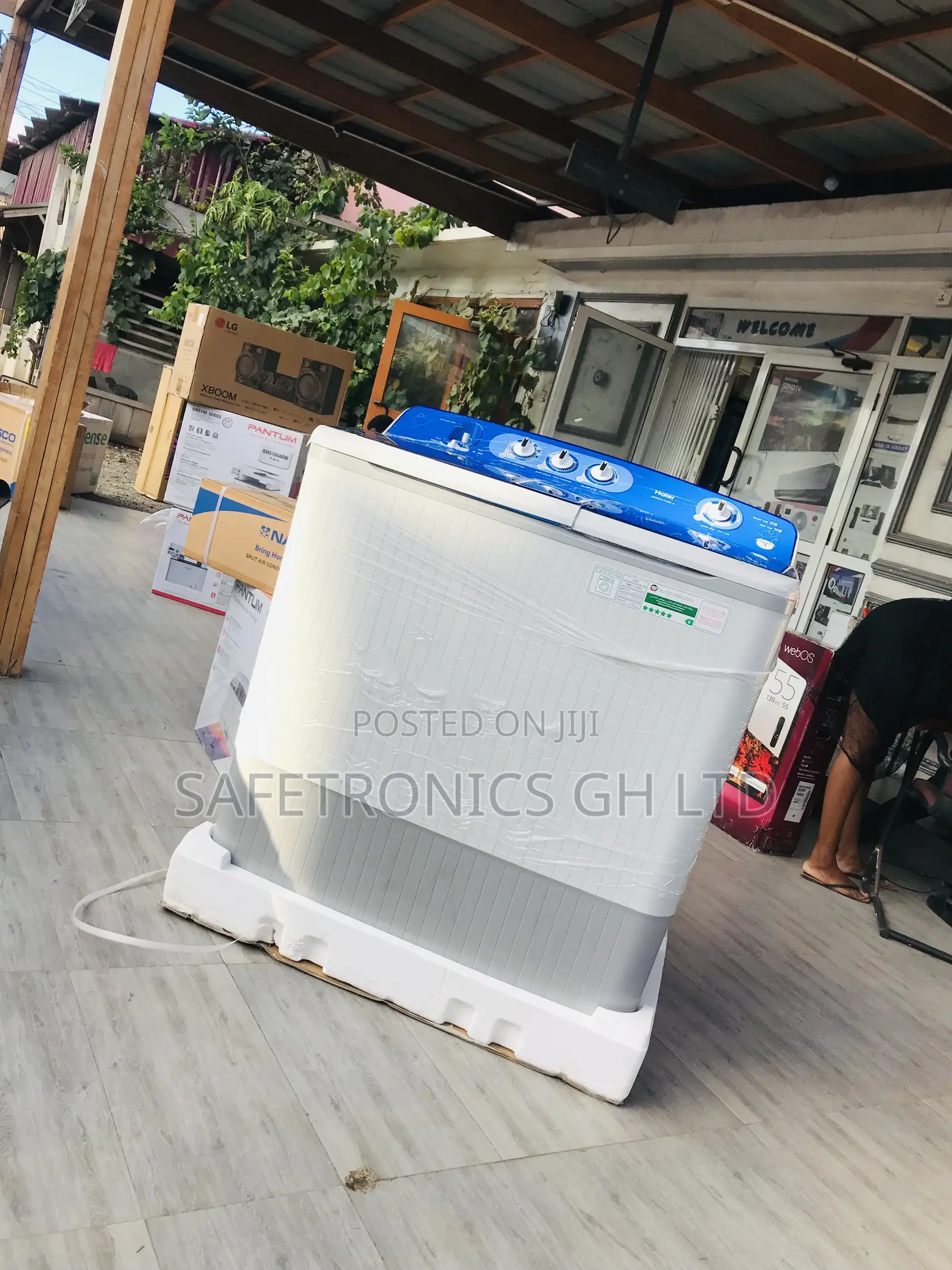 Twintub Topload Semi Auto Haier 18kg Washingmachine