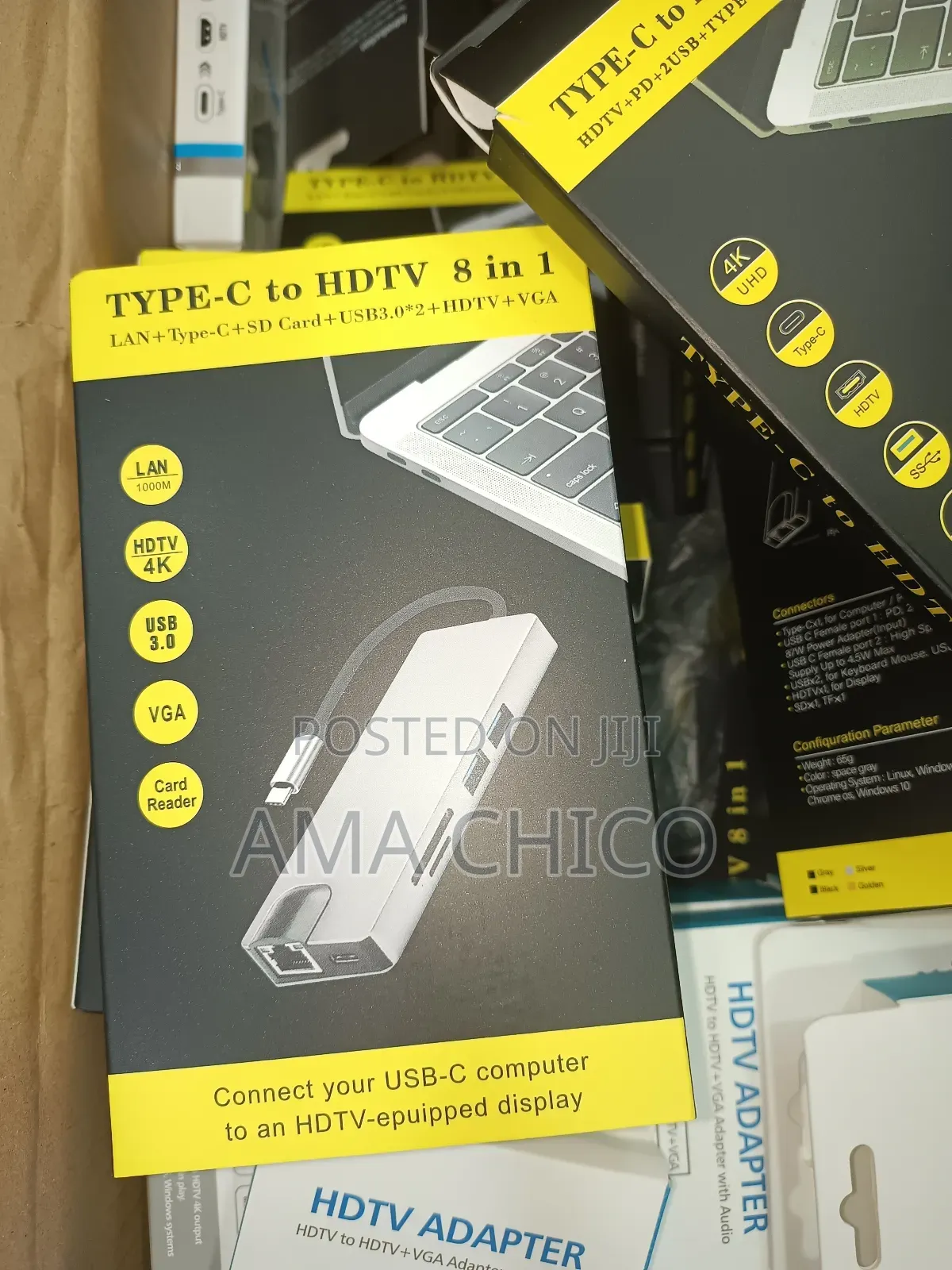 Type C or USB C Docking Station 8 in 1