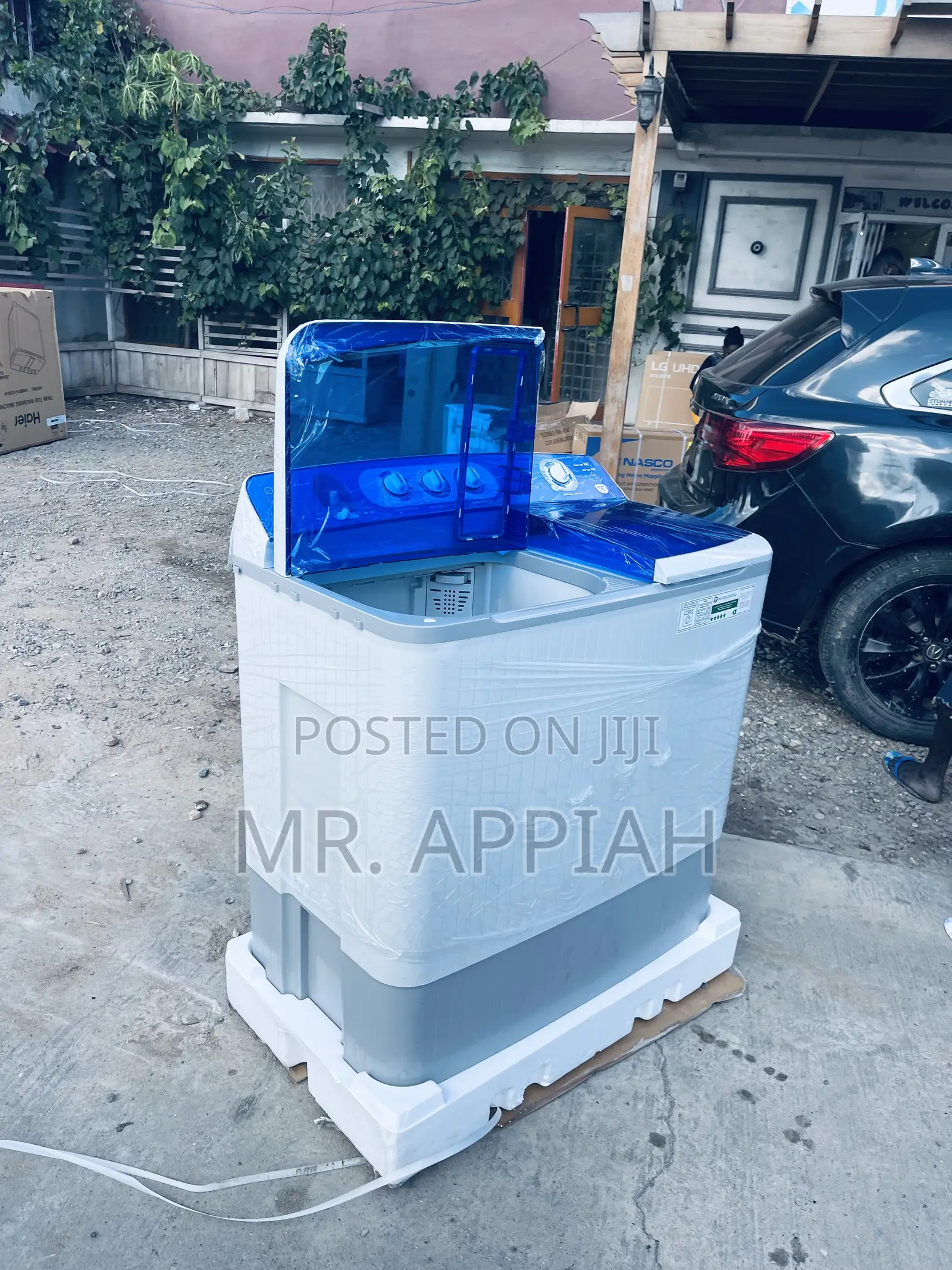 Energy Saving Haier 18kg Semi-Automatic Washing Machine.