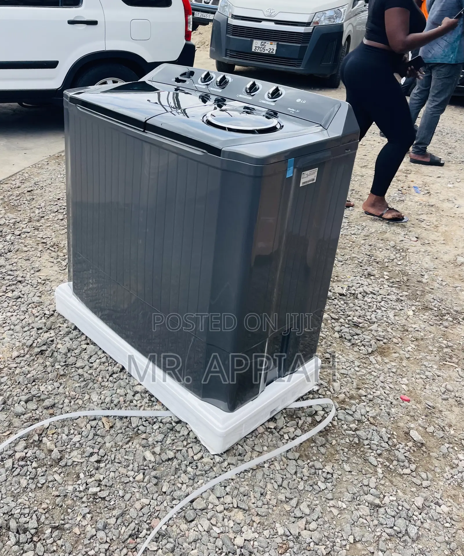 Unique Design LG 18kg Twin Tub Washing Machine(P1861RWNT).