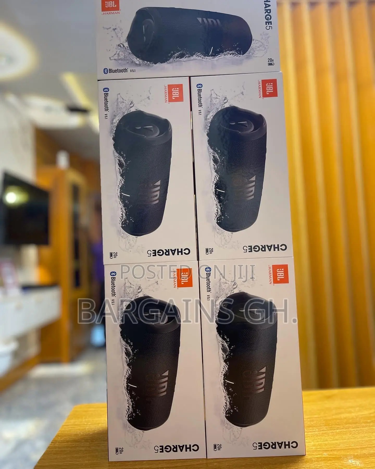 Original JBL Charge 5 Waterproof Speaker