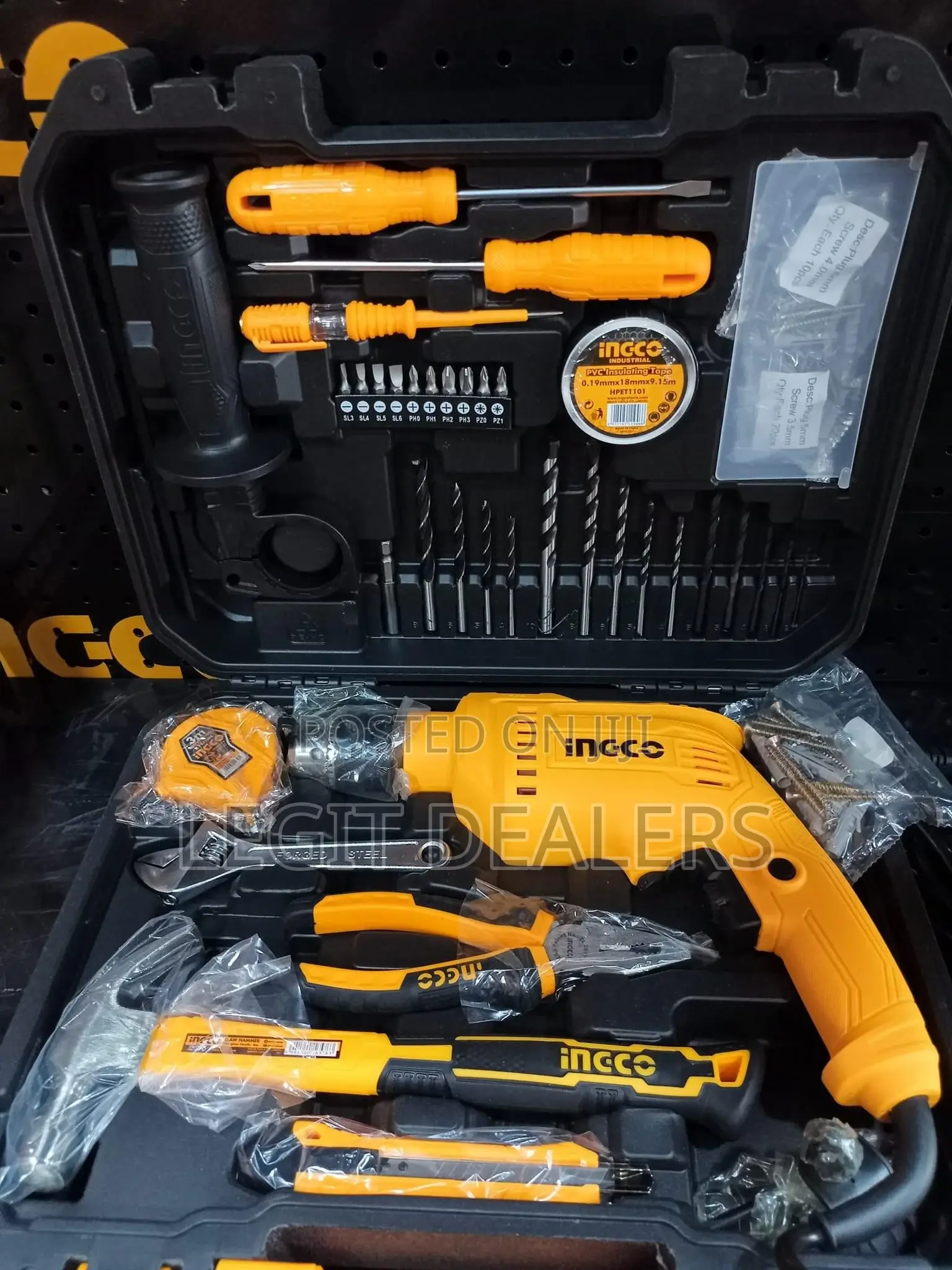 Ingco 115pcs Household Tools Set