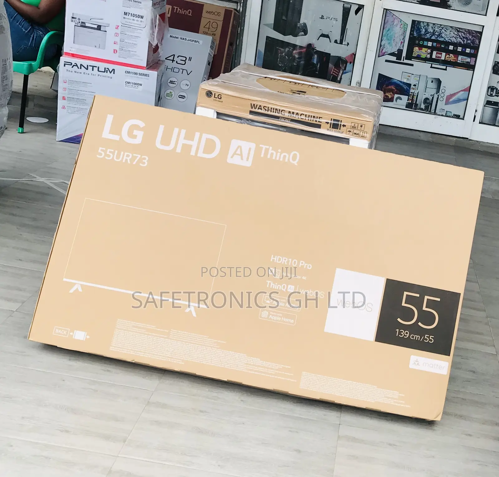 Neatly Boxed Led Smart Sleek Ur7300 55 Inch Lg Tv