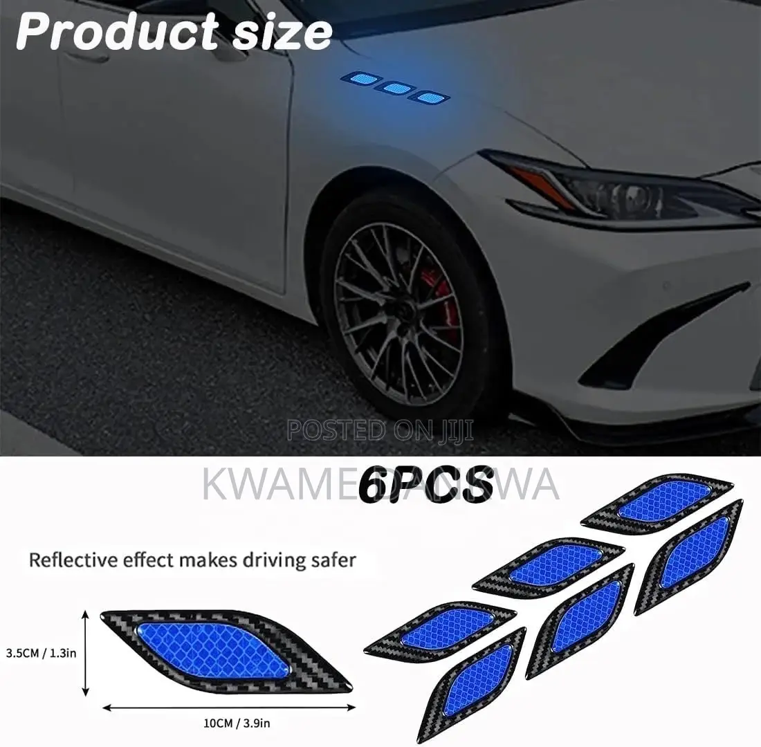 6 Finger Reflective and Decorative Fender Stickers