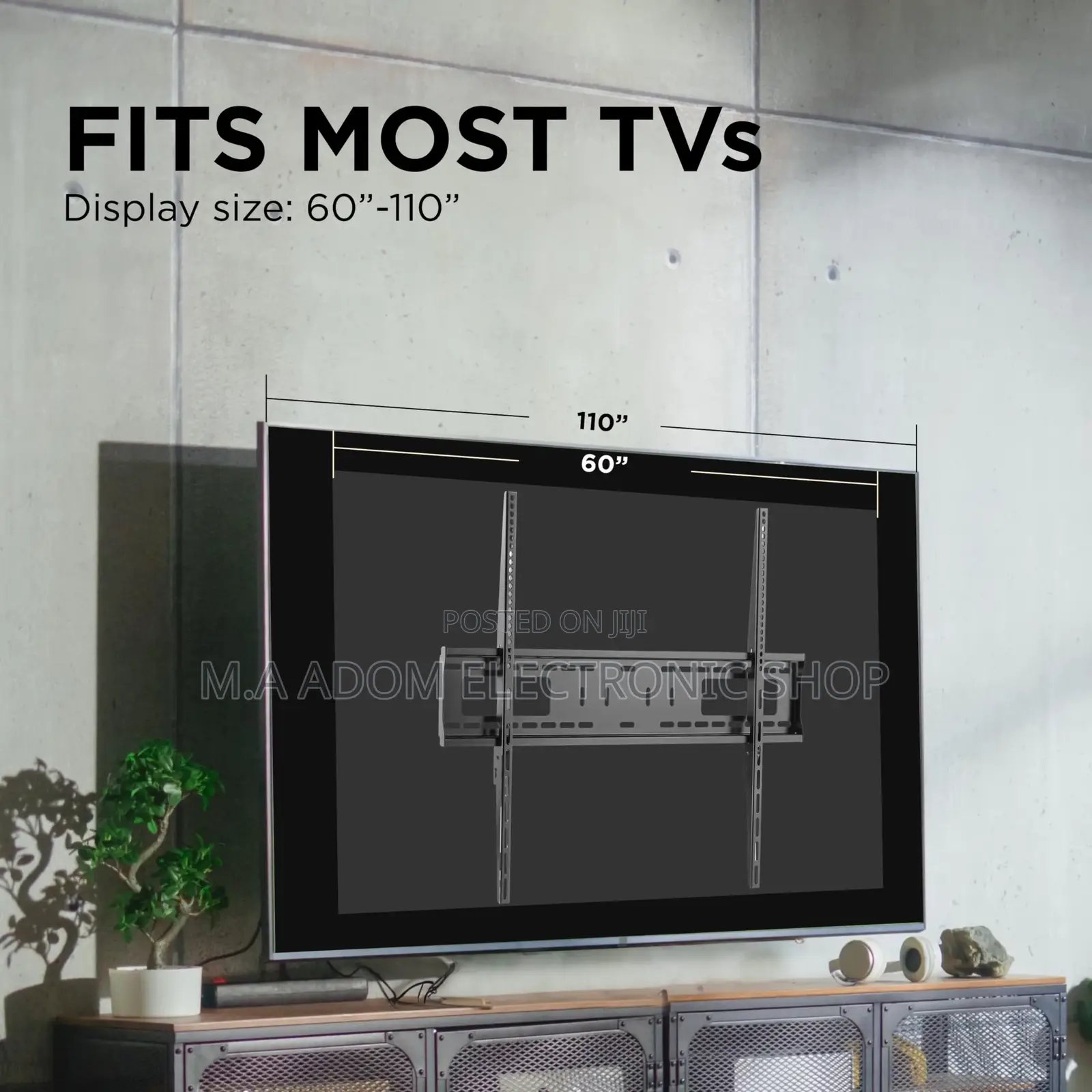 Tv Bracket for Led Tv Samsung Lg Sony Nasco Skyworth 60”-100