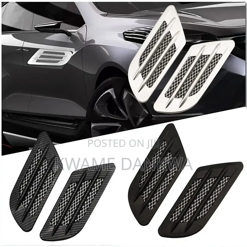 2pc/Set Universal Metallic Decorative Airflow Vent Cover