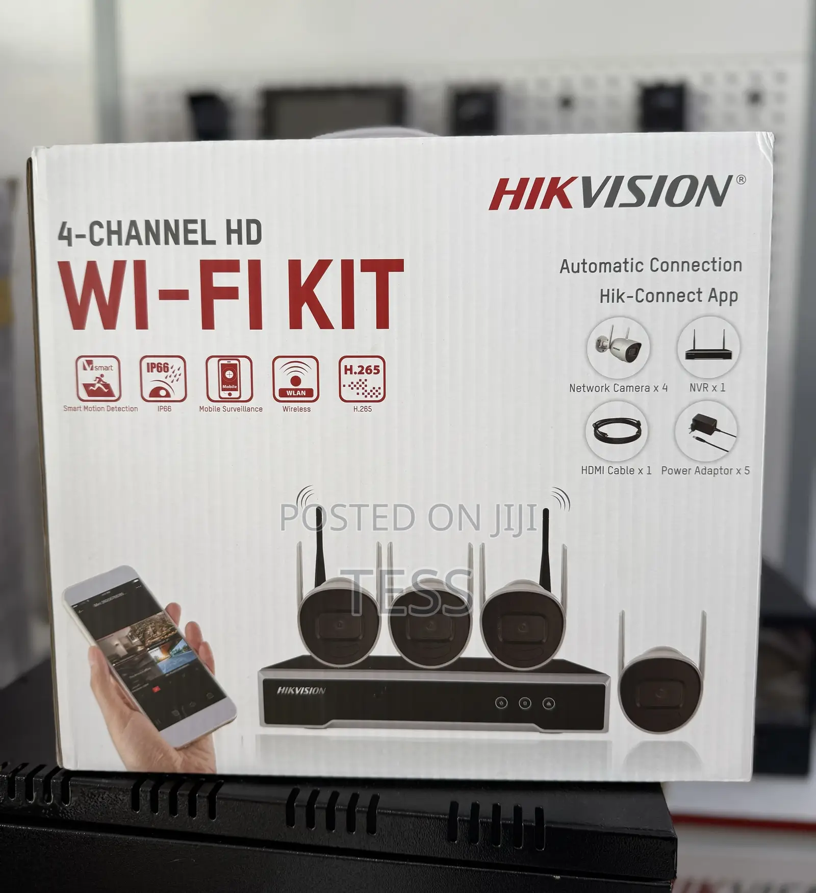 Hikvision 4ch Wifi Kit 4MP NK44W0H(D) 2024 Model (NO HDD)