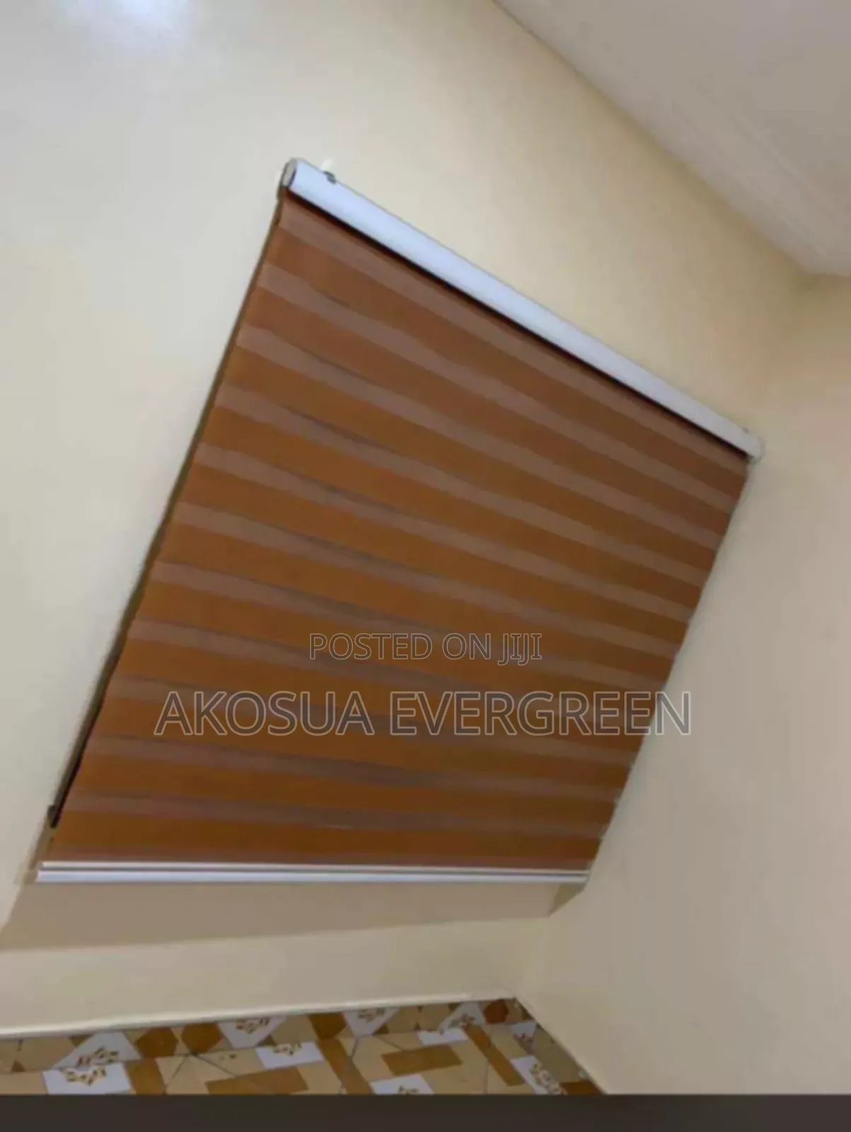 Light Brown Window Blinds Available