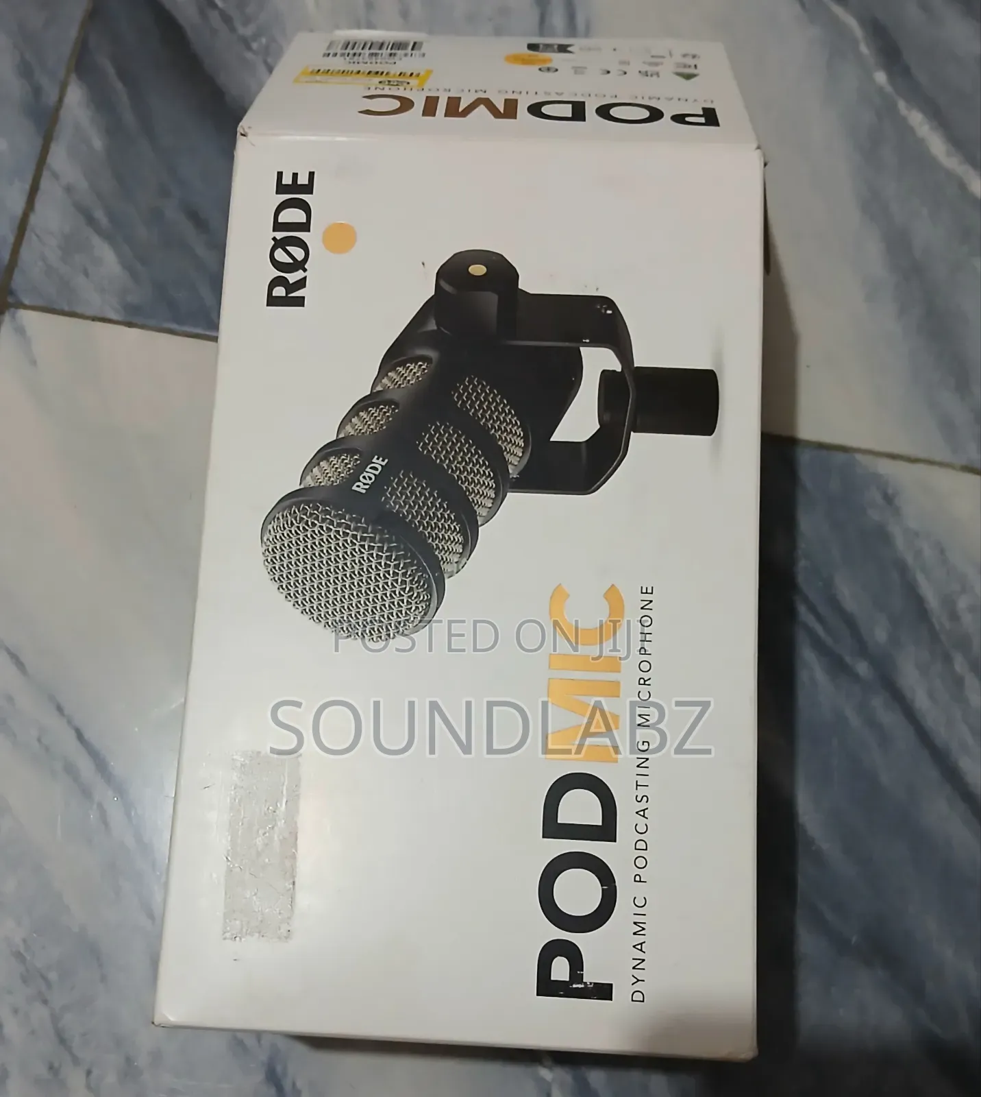 Rode Podmic Cardioid Dynamic Broadcast Microphone, Black