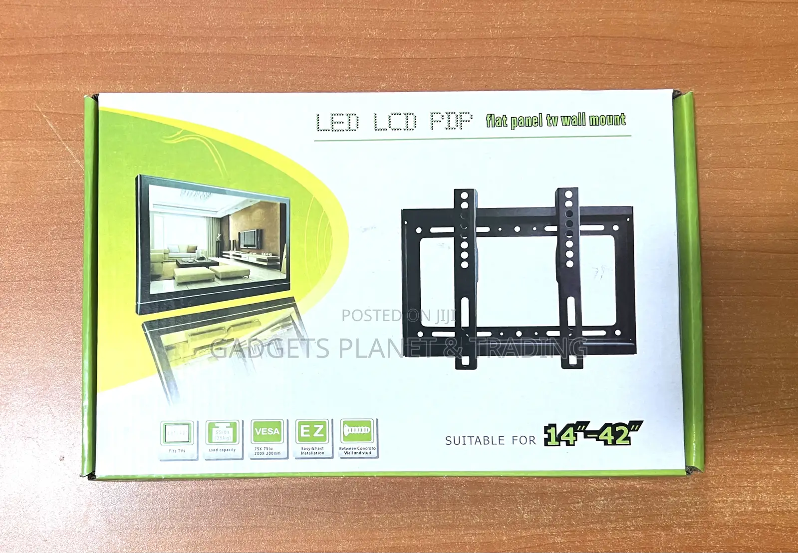 Flat Panel TV Wall Mount Rack Bracket (14” - 42”)
