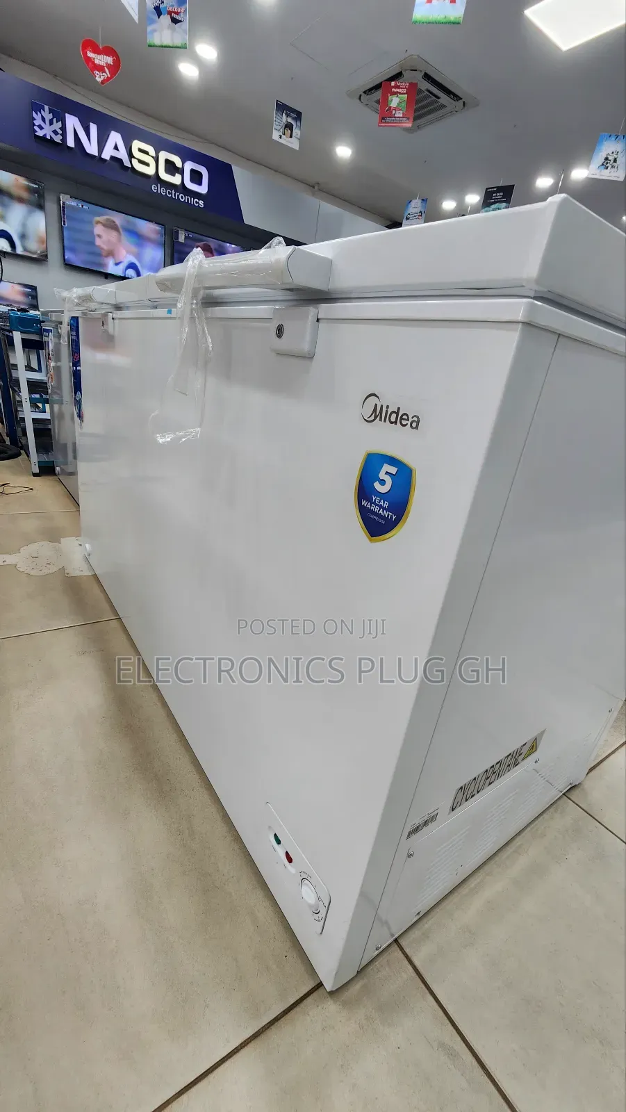 Midea 508 Litresdouble Door Chest Freezer