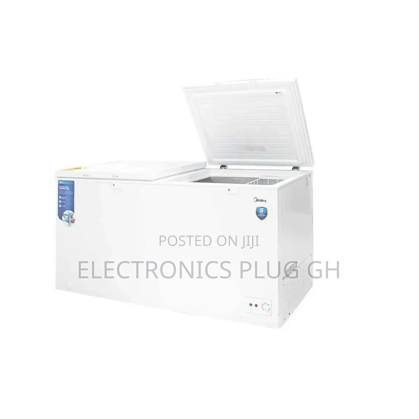 Midea 508 Litresdouble Door Chest Freezer