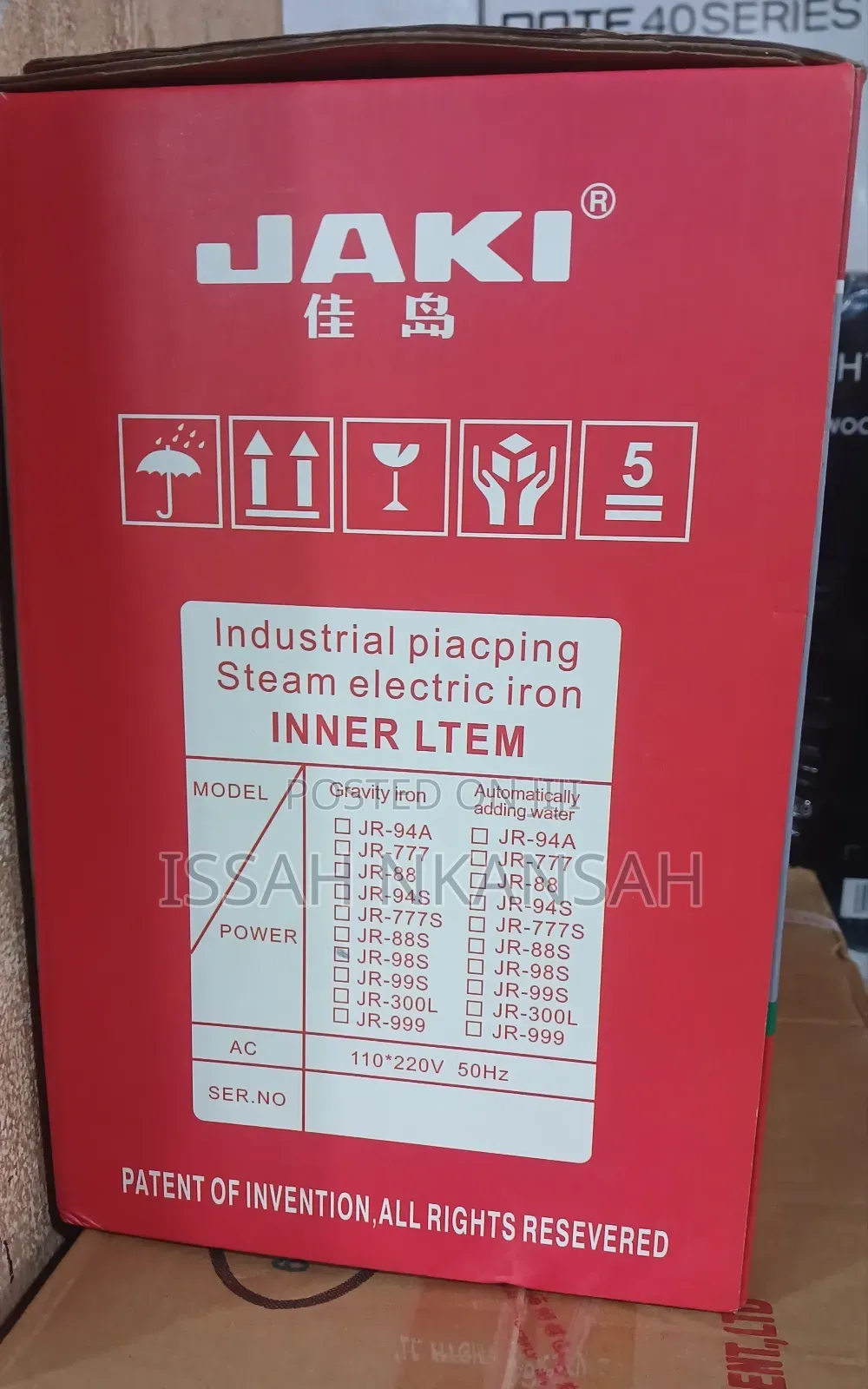 Industrial Steam Iron