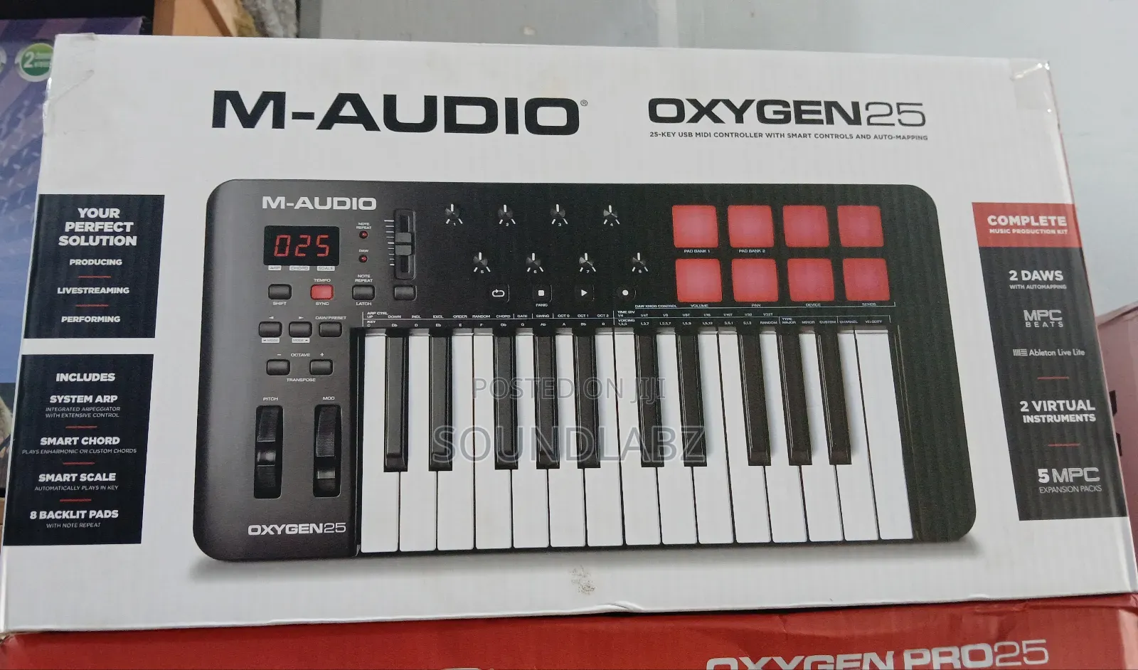M-Audio Oxygen 25 MKV– 25 Key USB MIDI Keyboard Controller