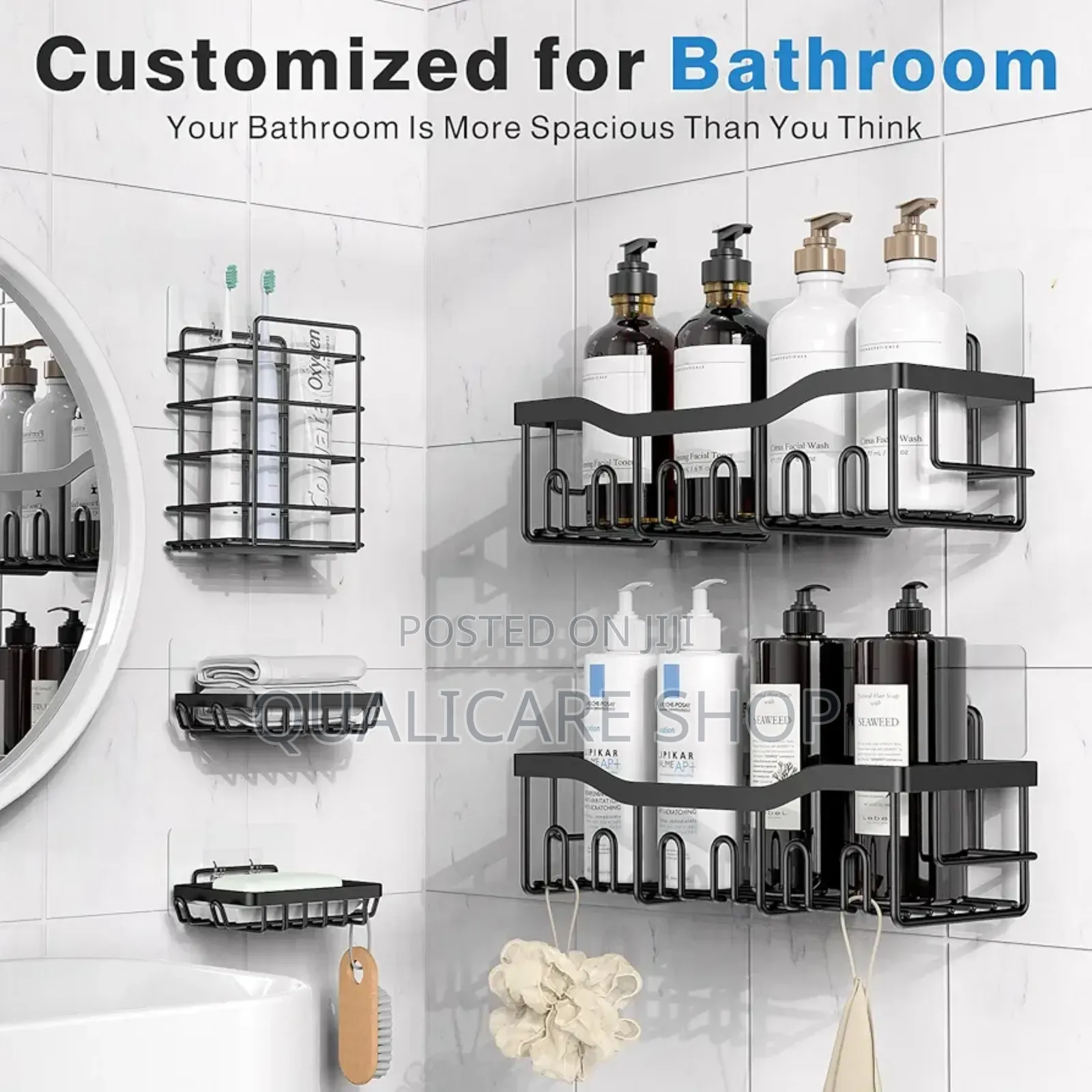 5pcs Rectangular Caddy Set