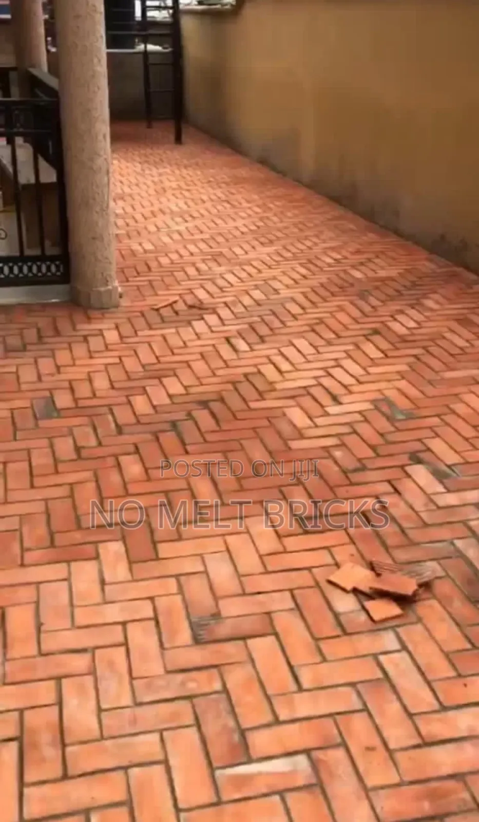 Burnt Clay Floor Tiles
