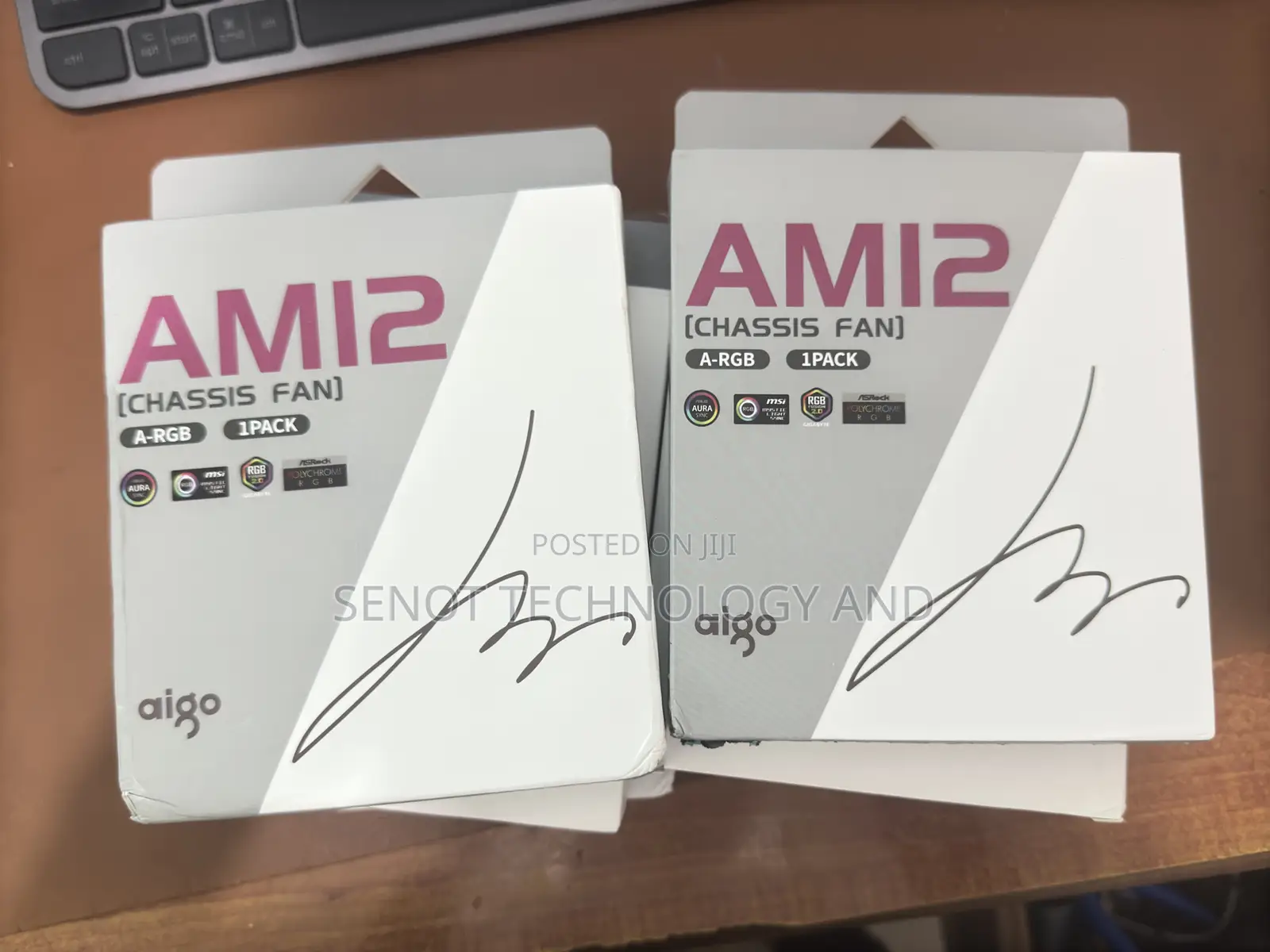 6pcs of Aigo AM12 RGB FAN(For PC)