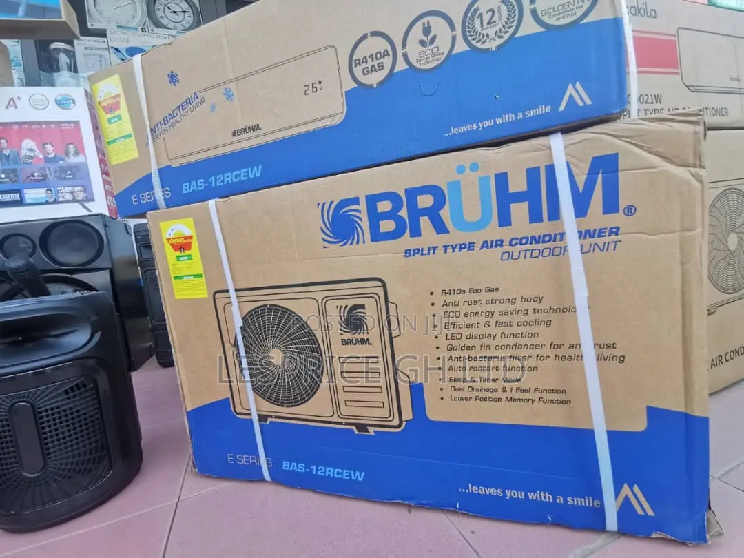 Natural Cooling Bruhm 1.5hp 410a AC