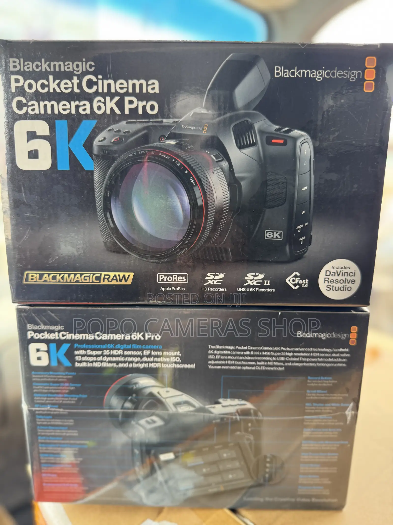 Blackmagic Pocket Cinema Camera Pro ( Canon Ef Mount)