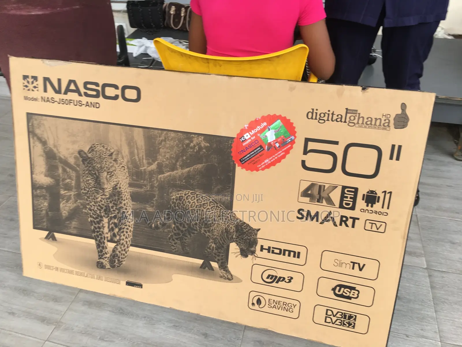 Smart 50” Nasco Uhd Led Tv