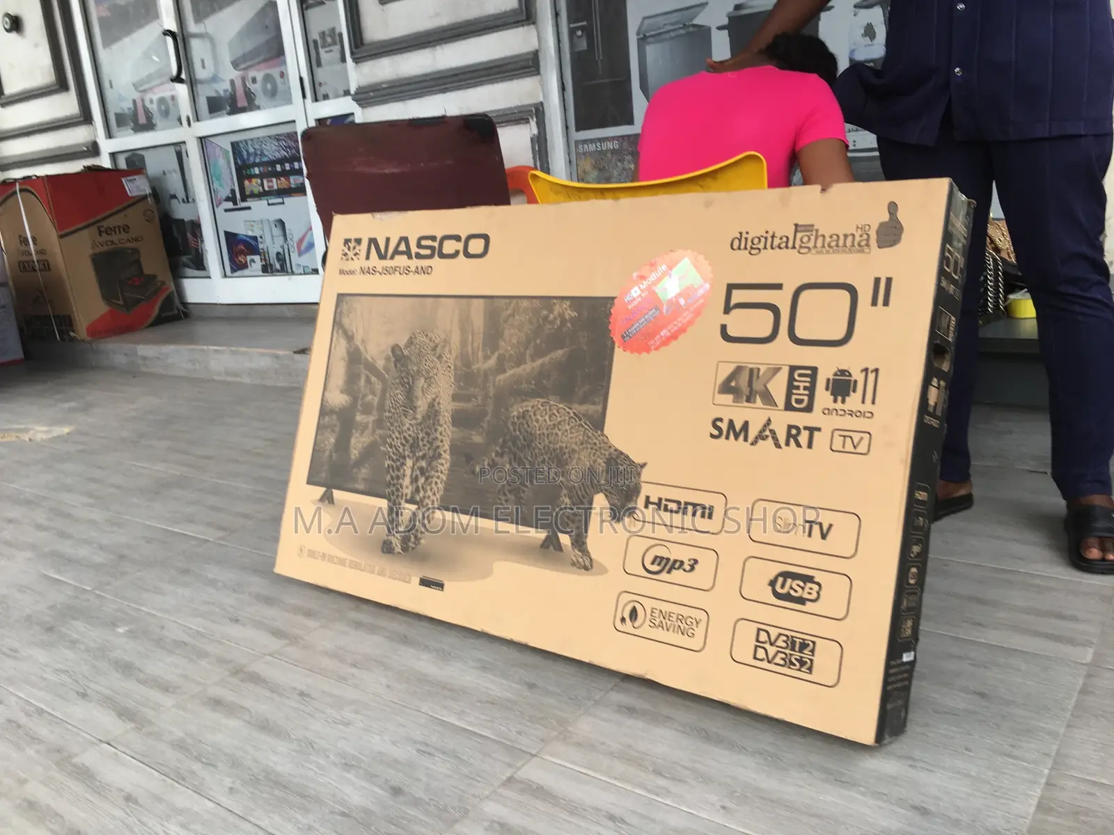 Smart 50” Nasco Uhd Led Tv