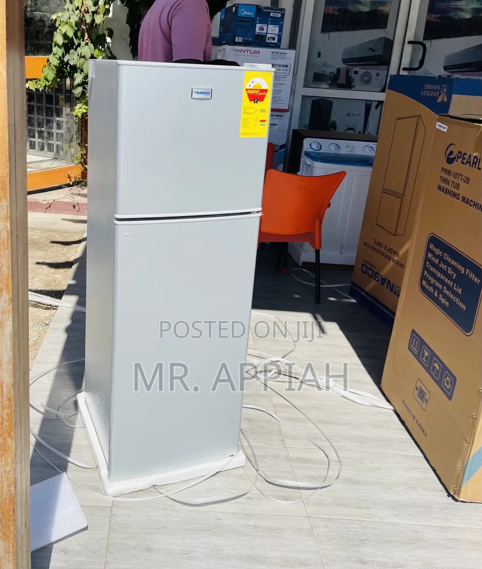 Contact Nasco 158ltr Top Mount Electric Fridge(Silver).