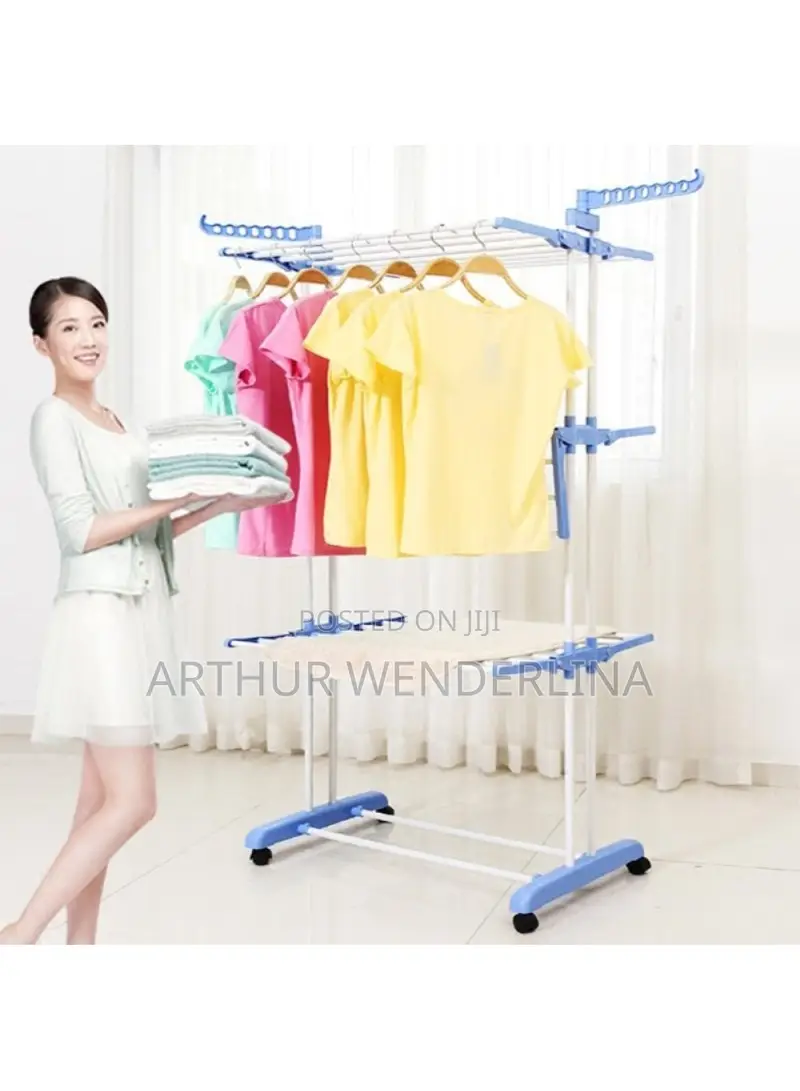 3-Layer Foldable Portable Clothes Drying Rack (