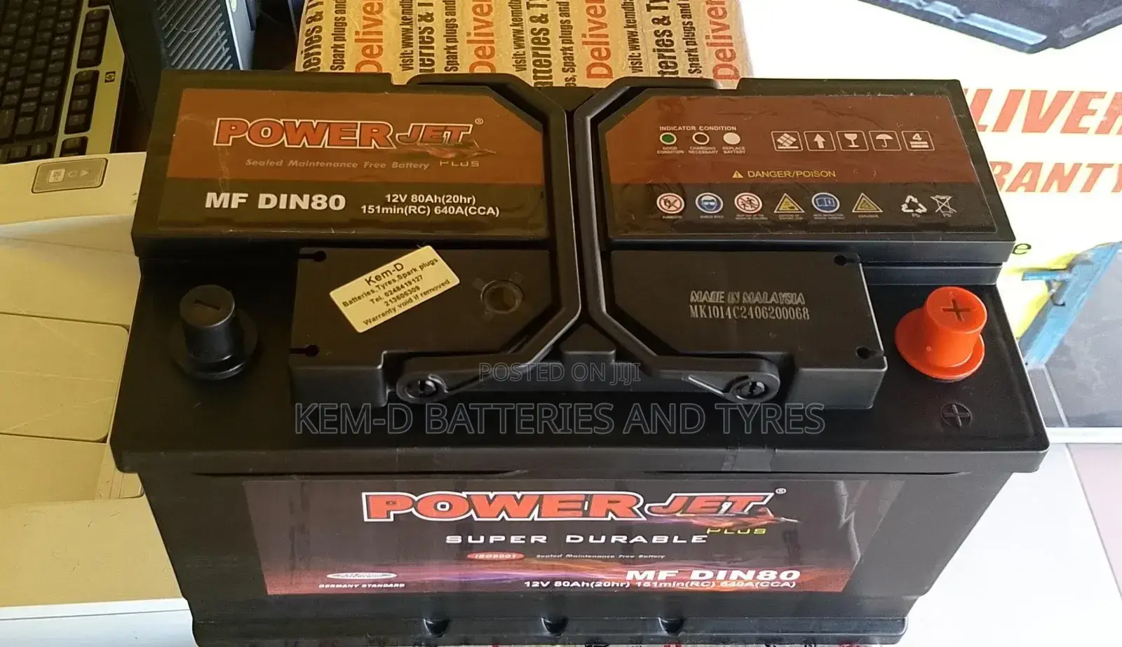 17 Plates 80ah Powerjet Plus Battery