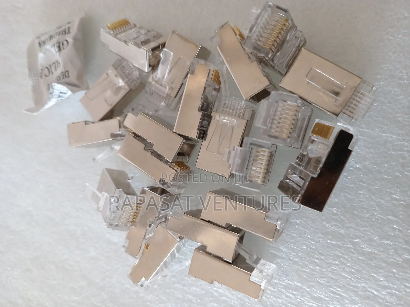 Cat6 Rj45 FTP Shielded Connectors Pass Through (100pcs)
