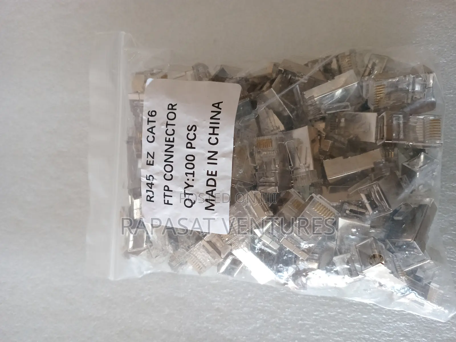 Cat6 Rj45 FTP Shielded Connectors Pass Through (100pcs)