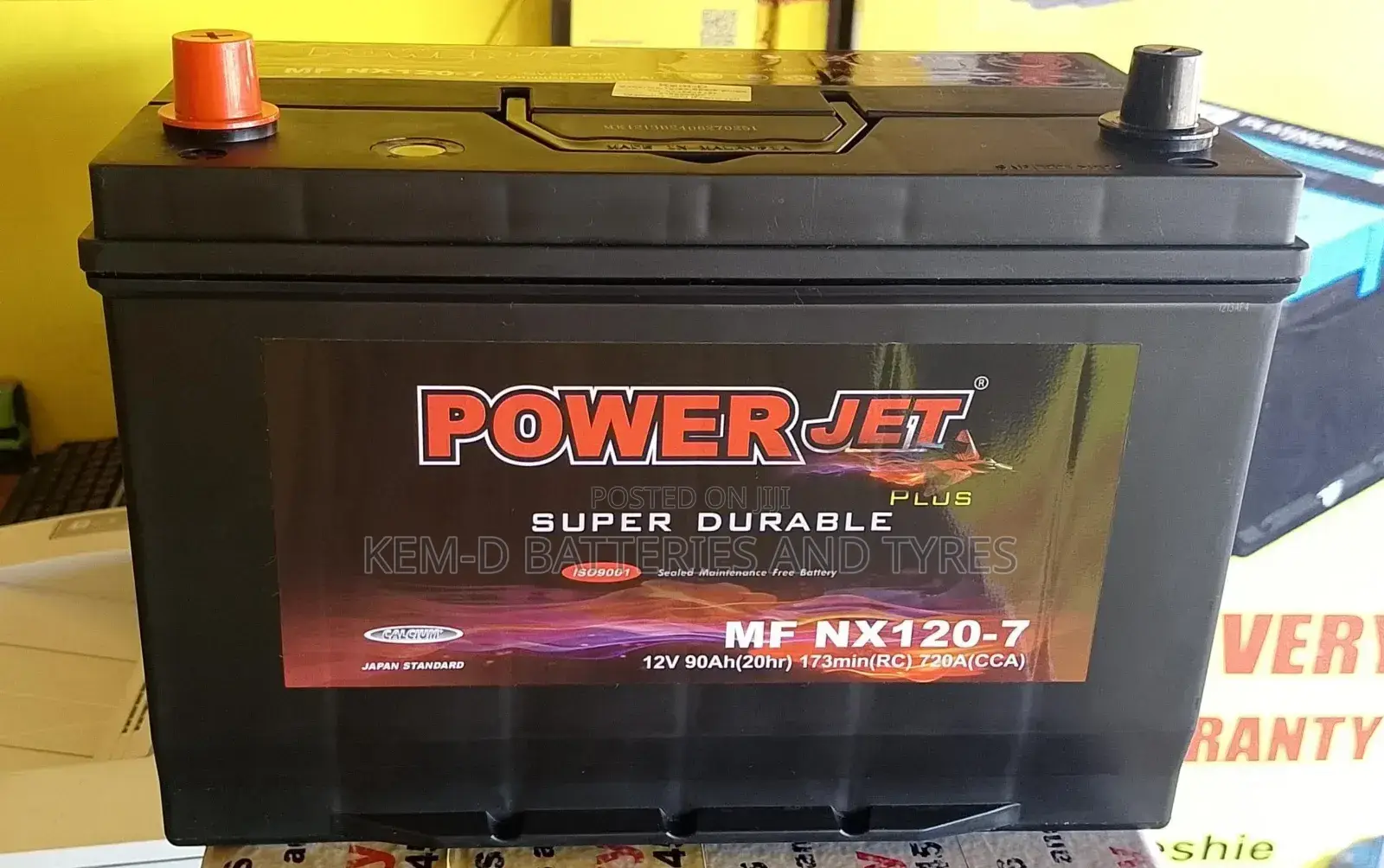 90ah Power Jet Battery - 17 Plates