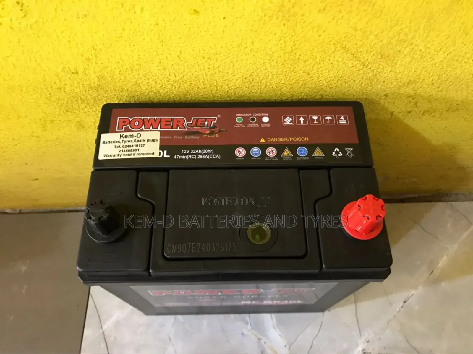 11 Plates Battery _ Power Jet