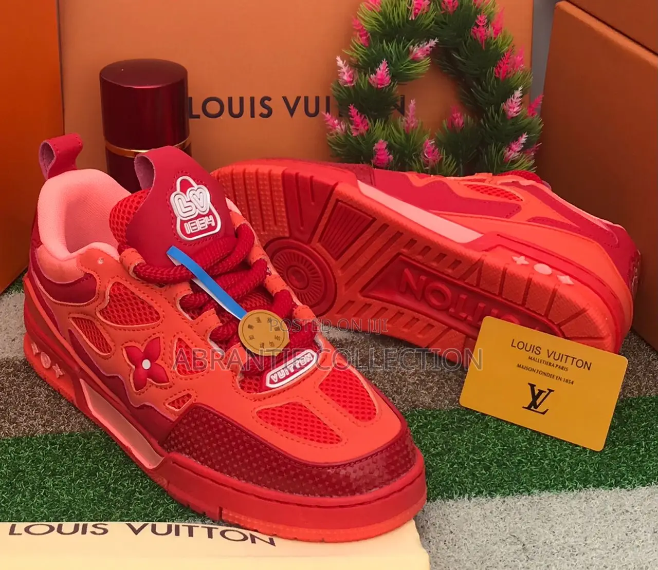 Louis Vuitton Skate Red