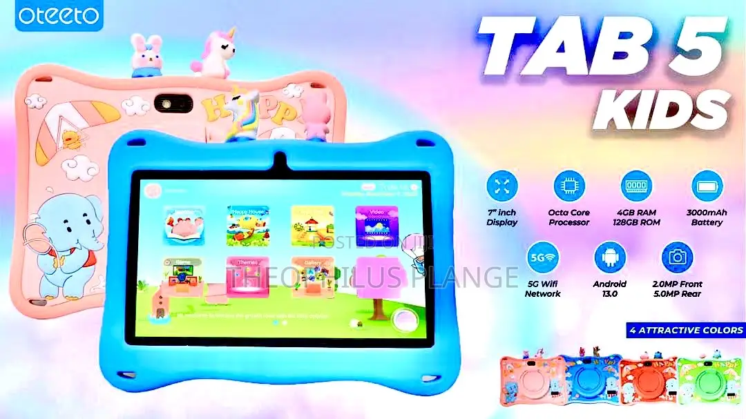 New Oteeto Tab 5 Travel Mate 128 GB Pink