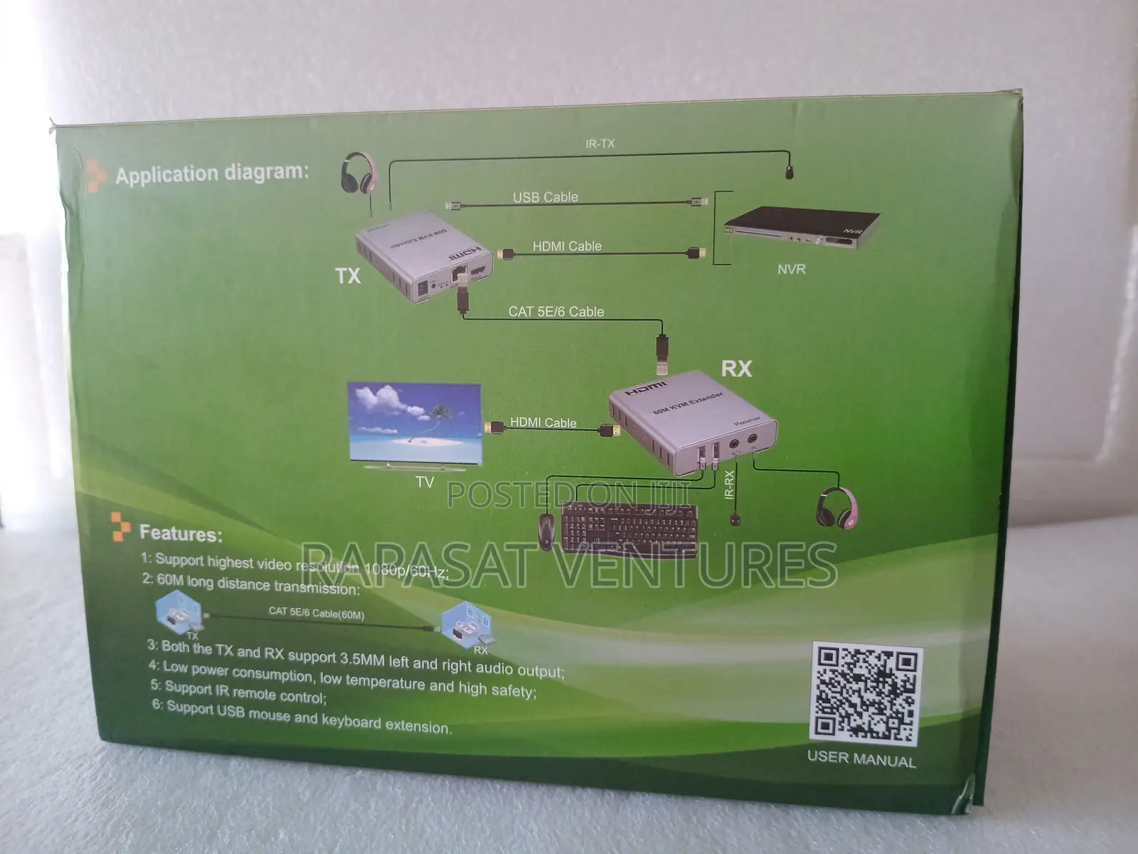 Hdmi KVM Extender With Audio