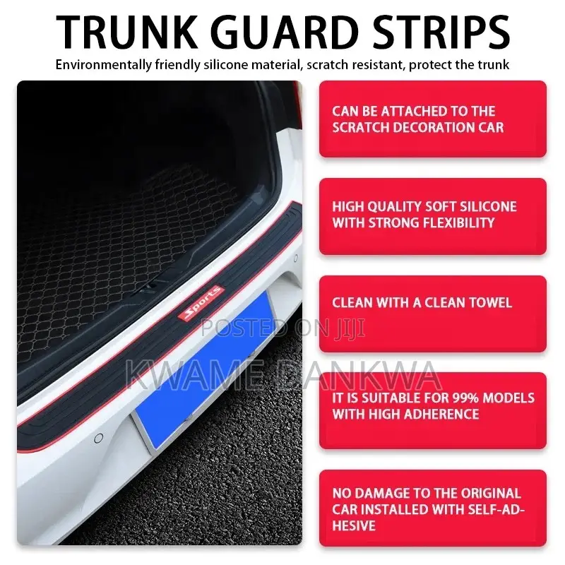 Gumpy Sports Inscribed Door Trunk Anti Scratch Sticker