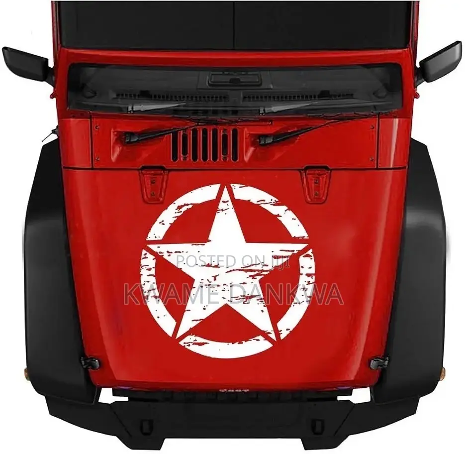 Star of Hope Car Body Decal Stickers