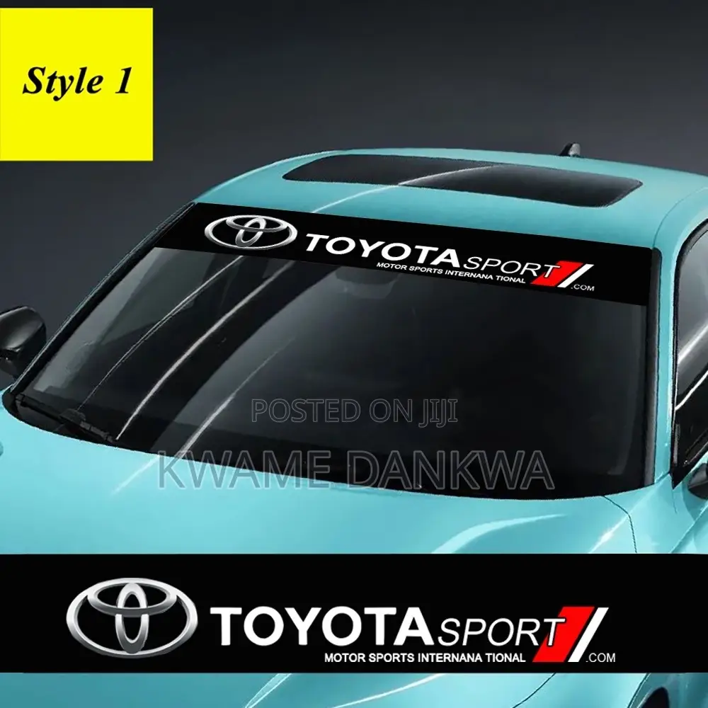 3D Car Model Logo Decorative Windscreen Top Cover