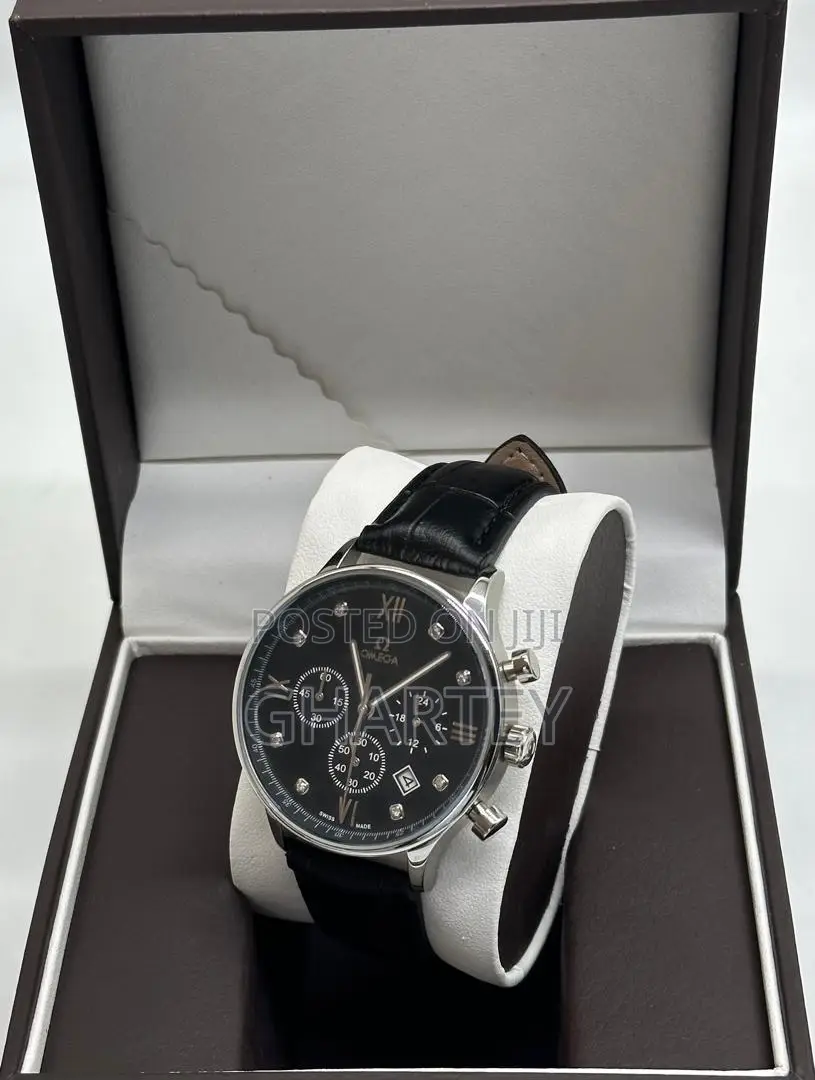 Omega Quality Men Leather Watches