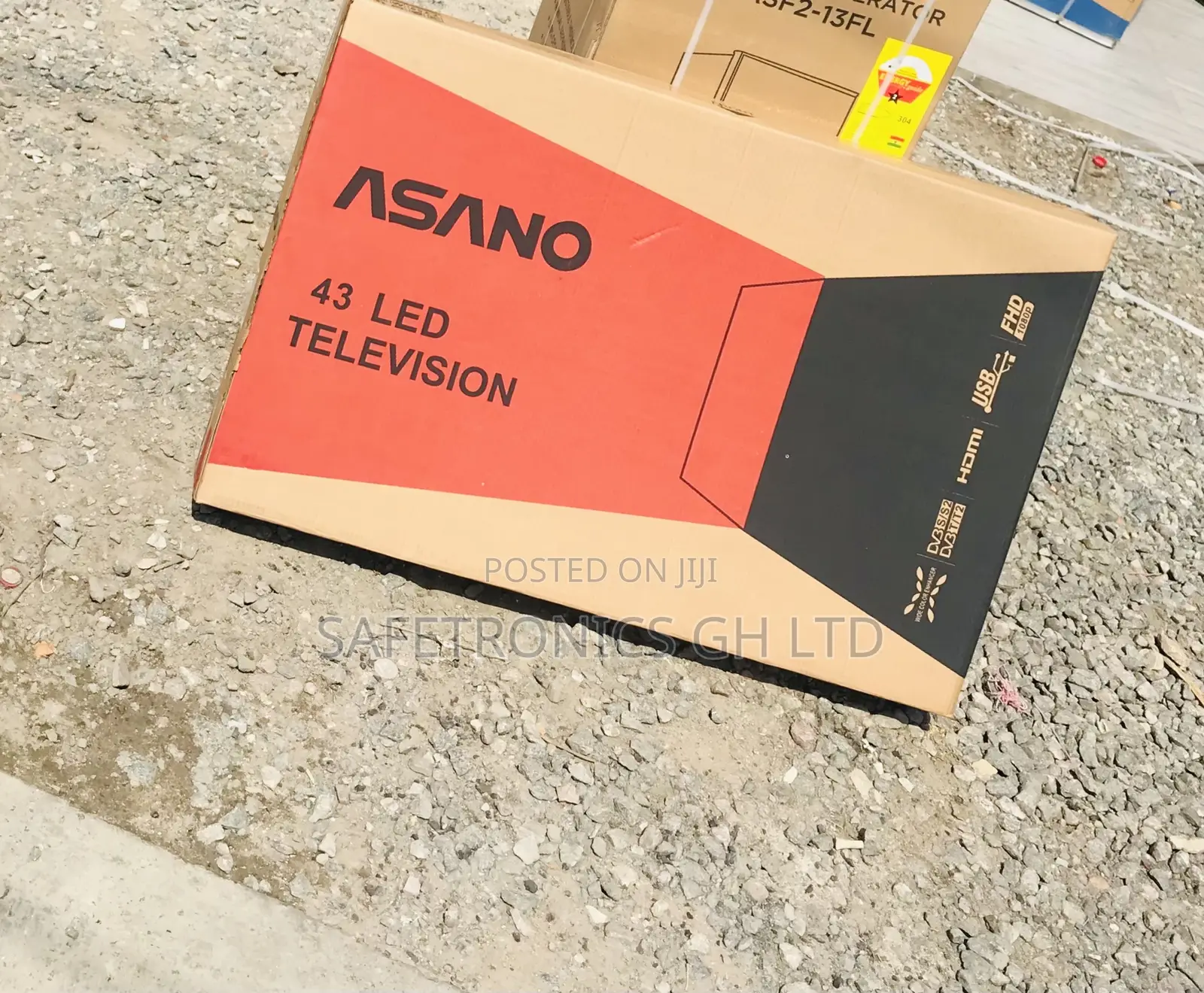 Electric (Black) Asano 43 Inch Led Digital Satellite Tv