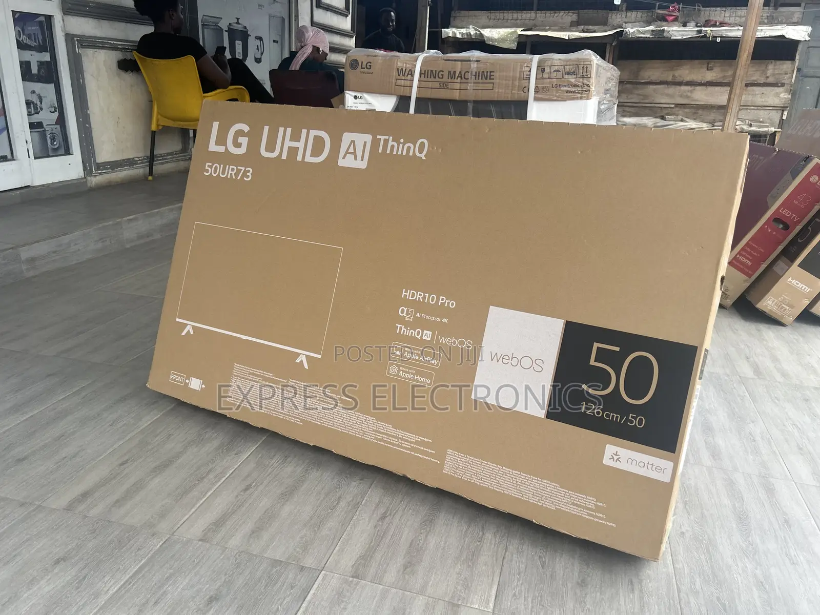 Smarter Smart Lg 50”UR73 UHD Smart Television