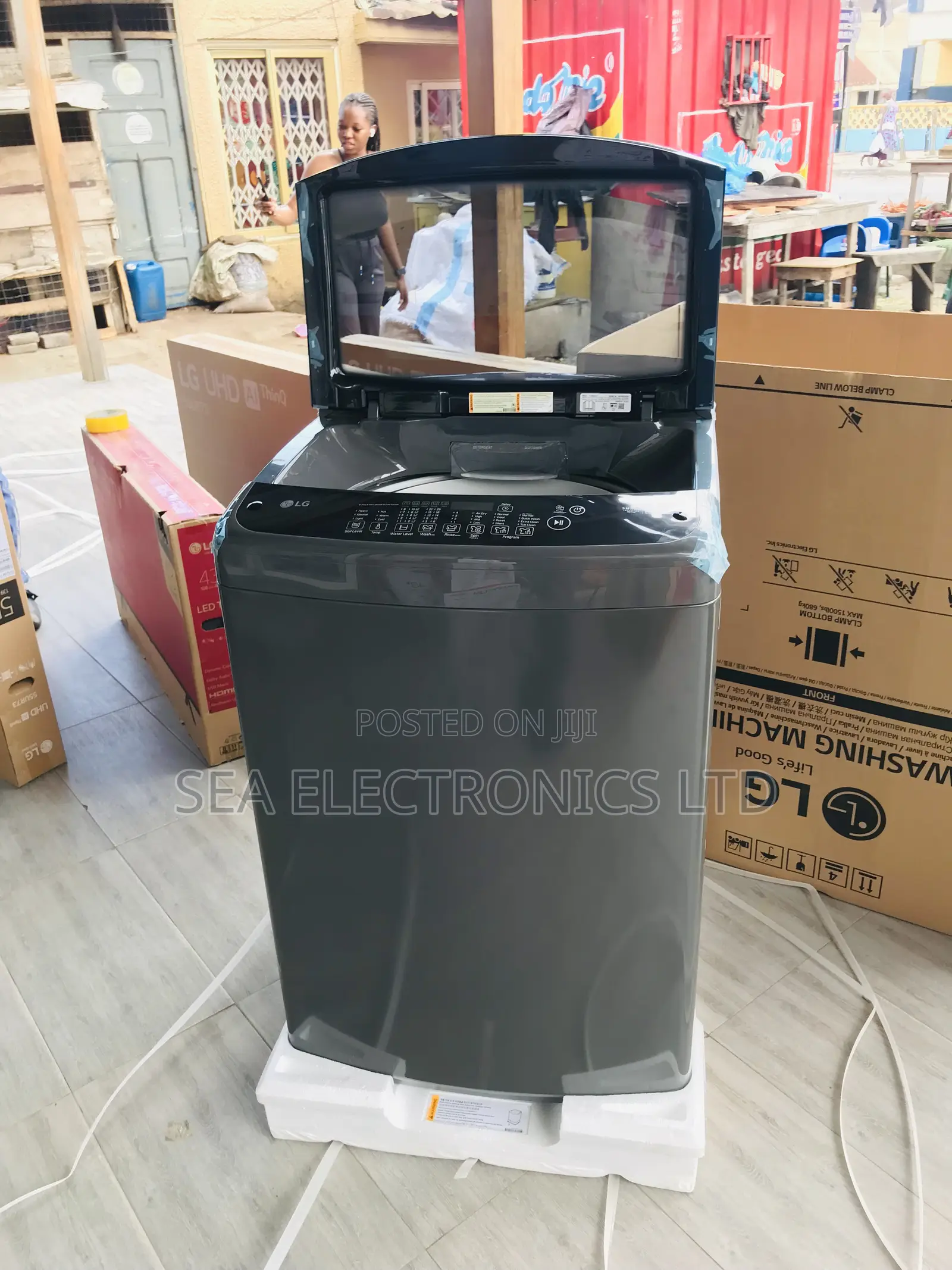 LG Washing Machine Top Load 16kg Black