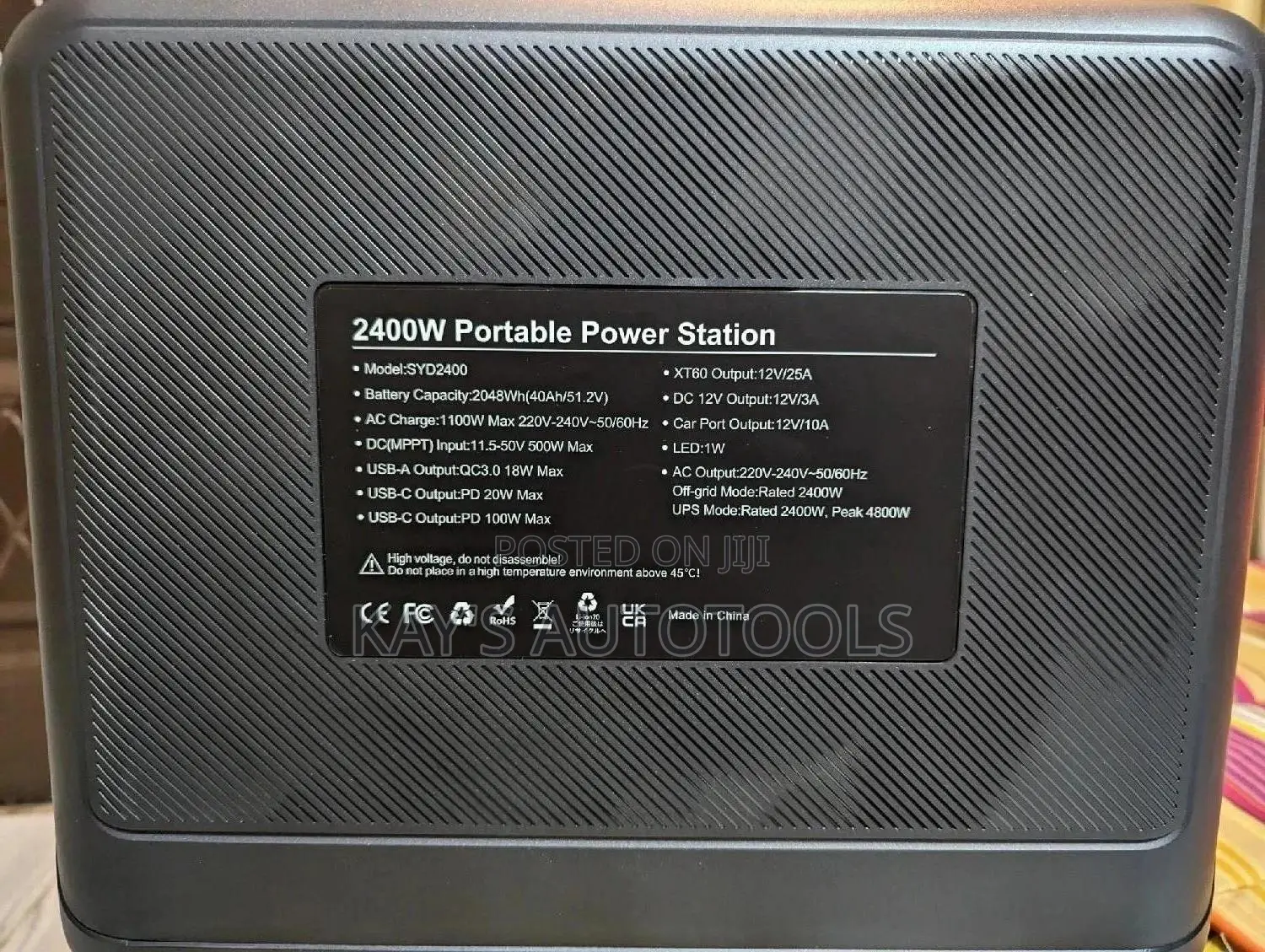 2400w 2048wh High Quality Lifepo Portable Power Station
