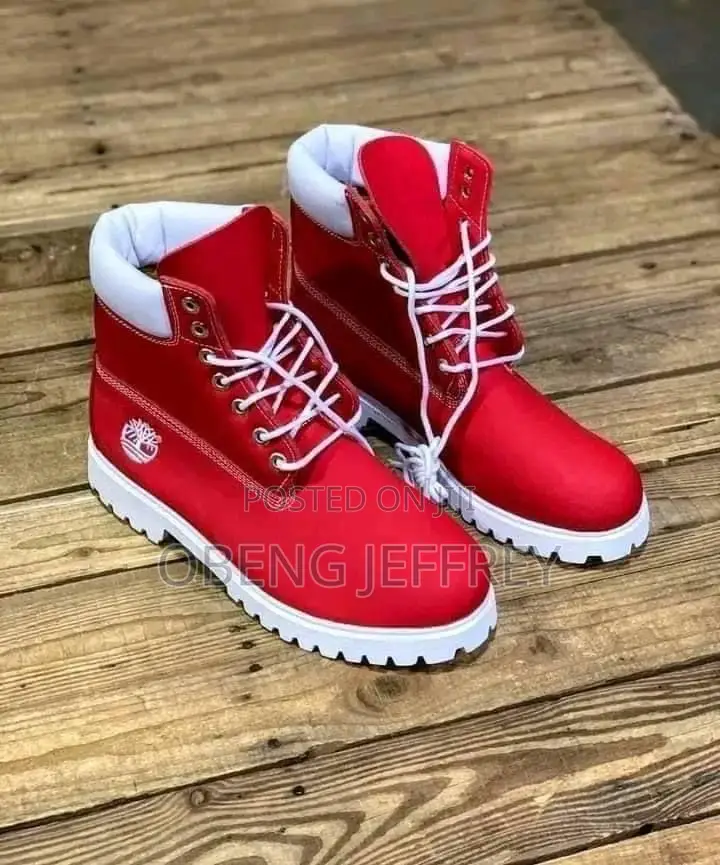 Original Timberland Red and White