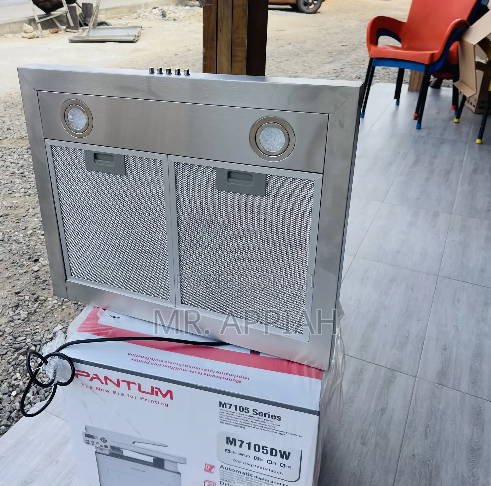 Unique in Box Midea 60m21 60cm Electric Extractor(Gray).