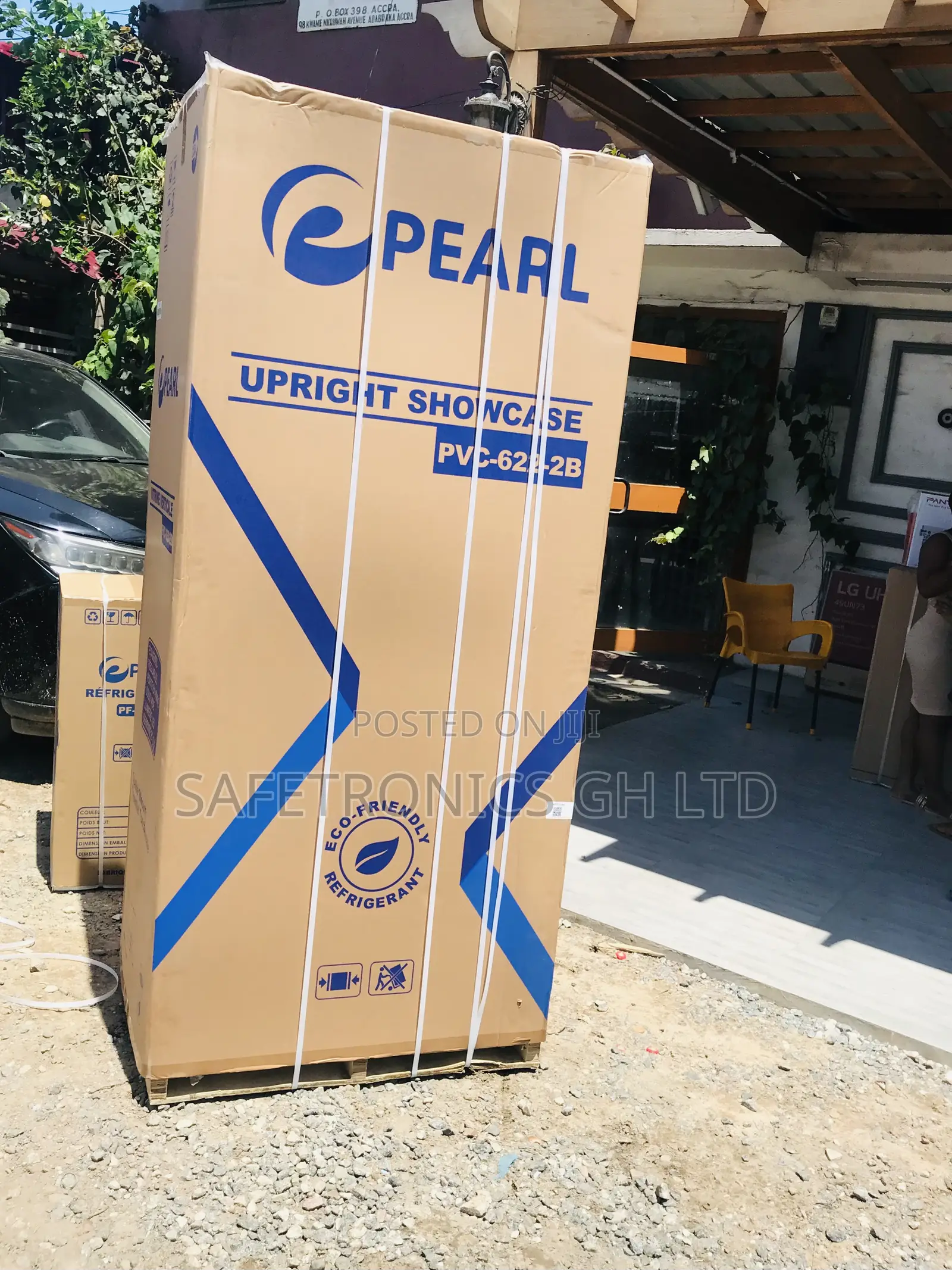 Get Authentic Display 2 Doors Pearl PVC-622 500 Liters