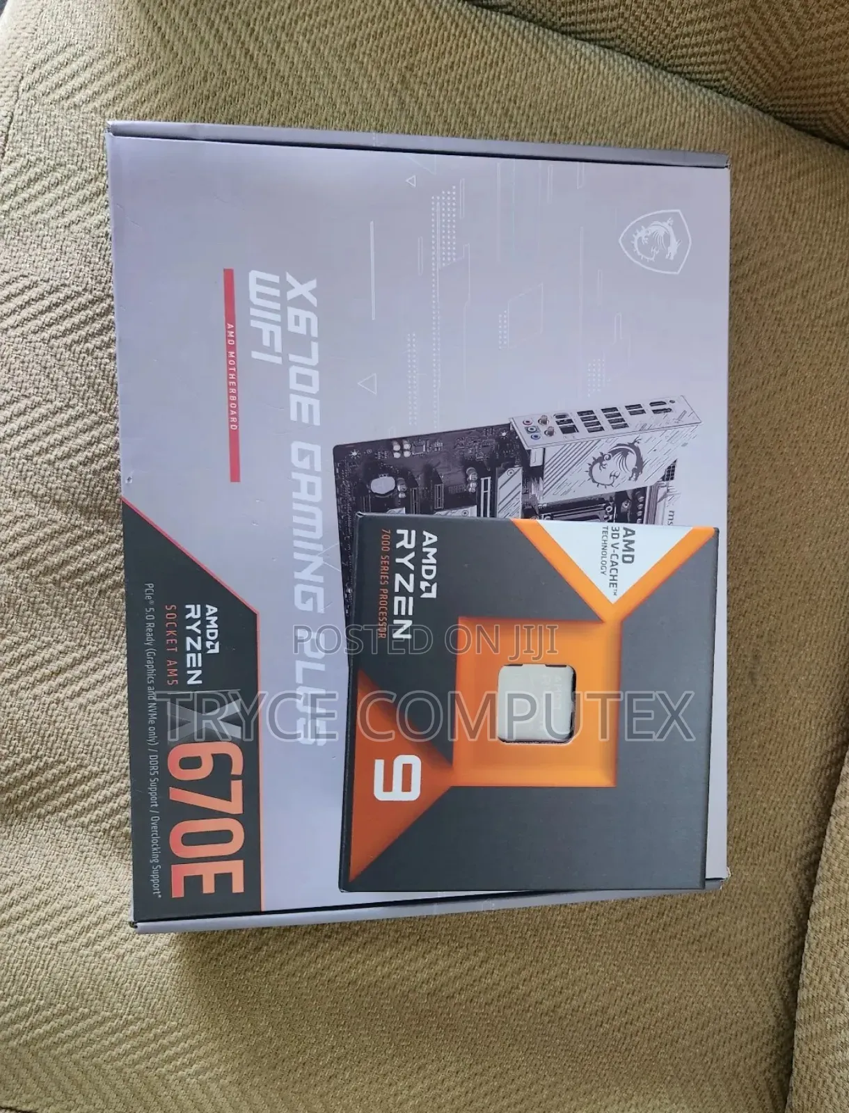 Amd Ryzen 9 7950x3d and Msi X670e Gaming Plus Motherboard