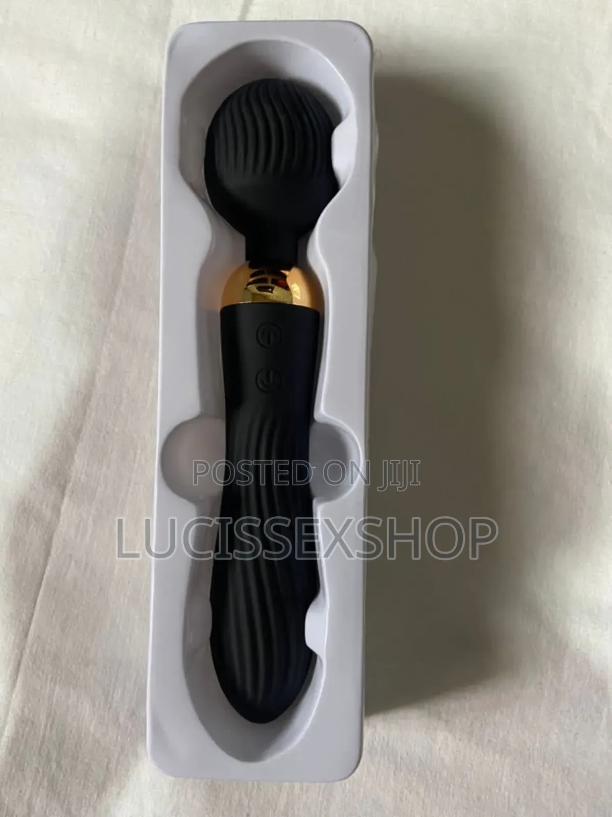 Double Head Vibrator Wand ( Both Tip and Tail Vibrate )